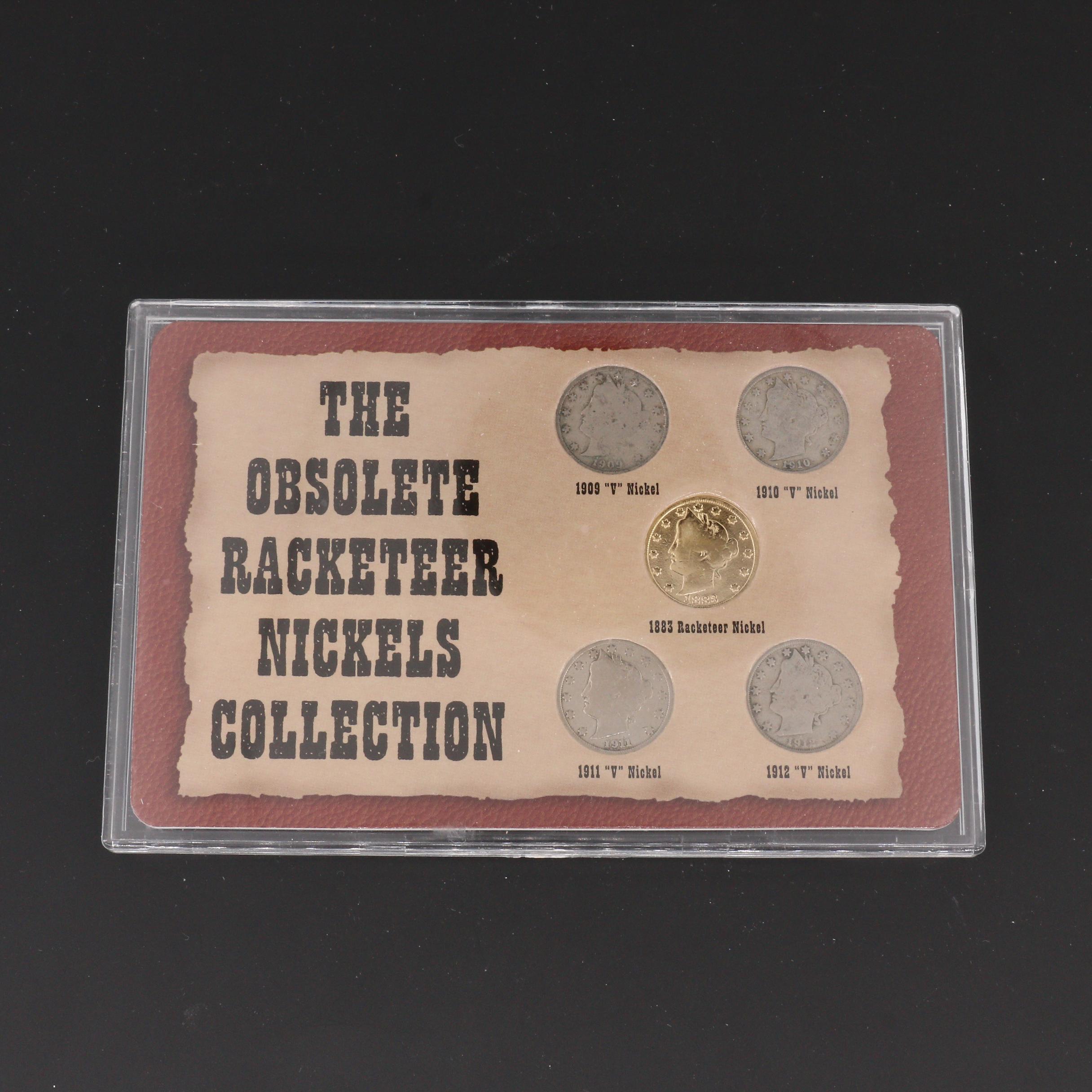 "The Obsolete Racketeer Nickels Collection" Coin Set