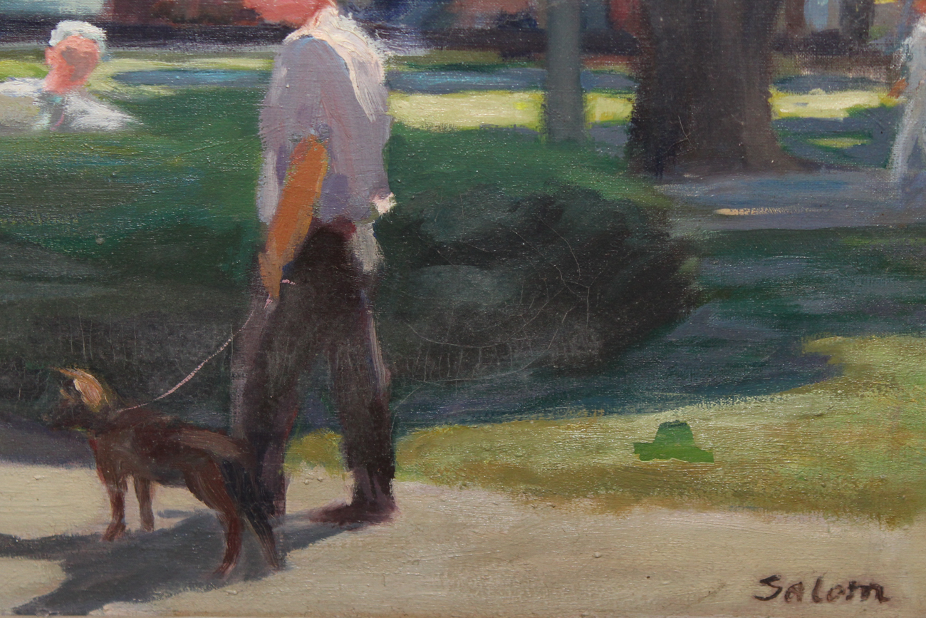 Anna Salom Oil Painting "Dupont Circle"