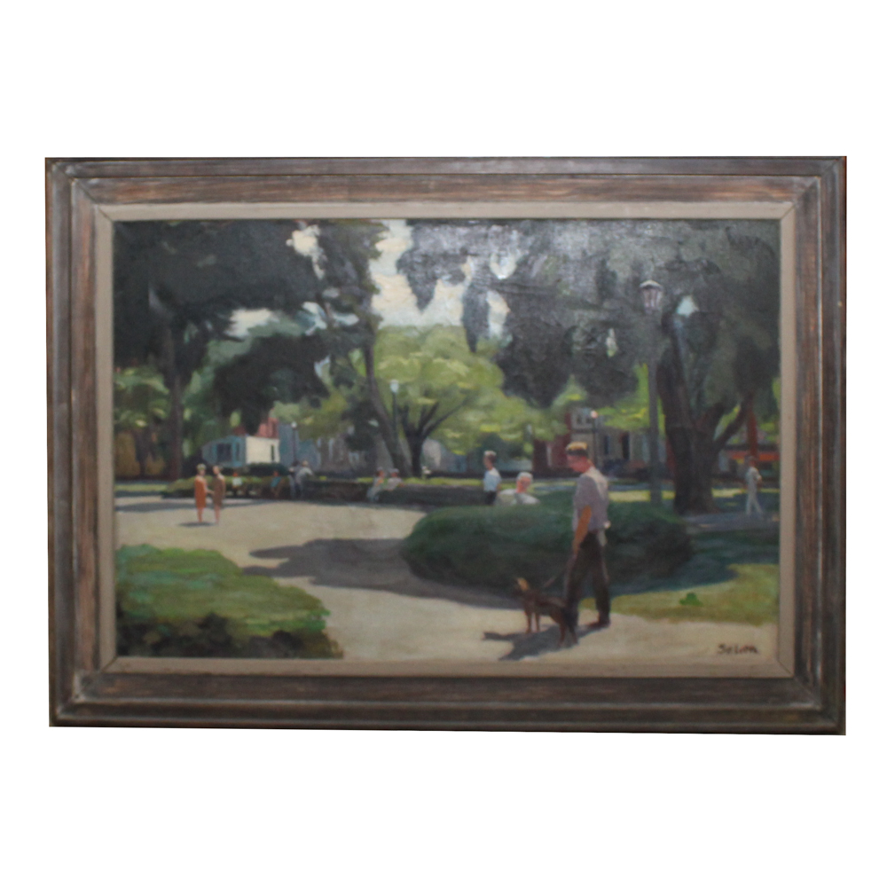Anna Salom Oil Painting "Dupont Circle"