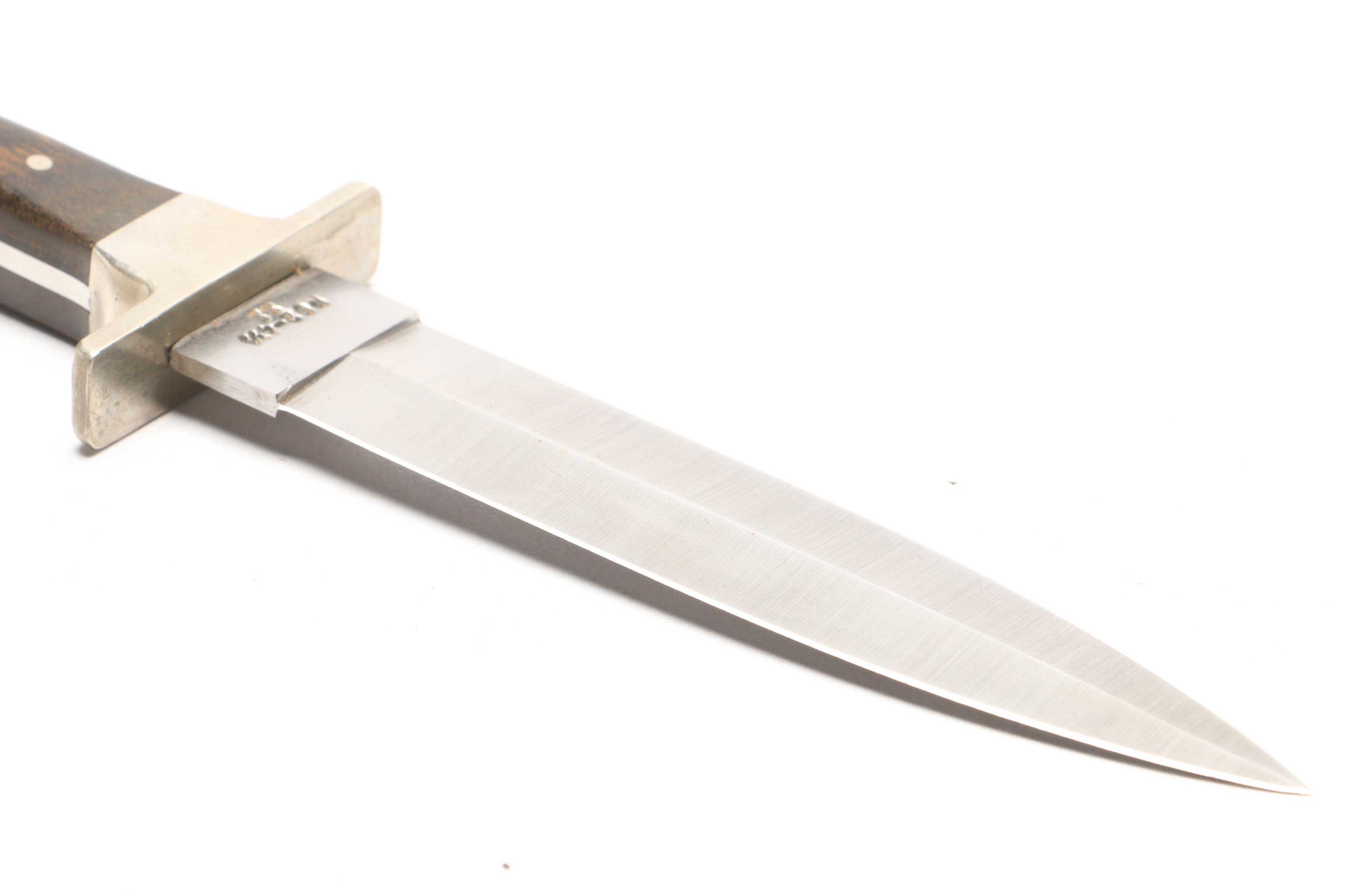 Case Fixed Blade Hunting Knife with Leather Sheath