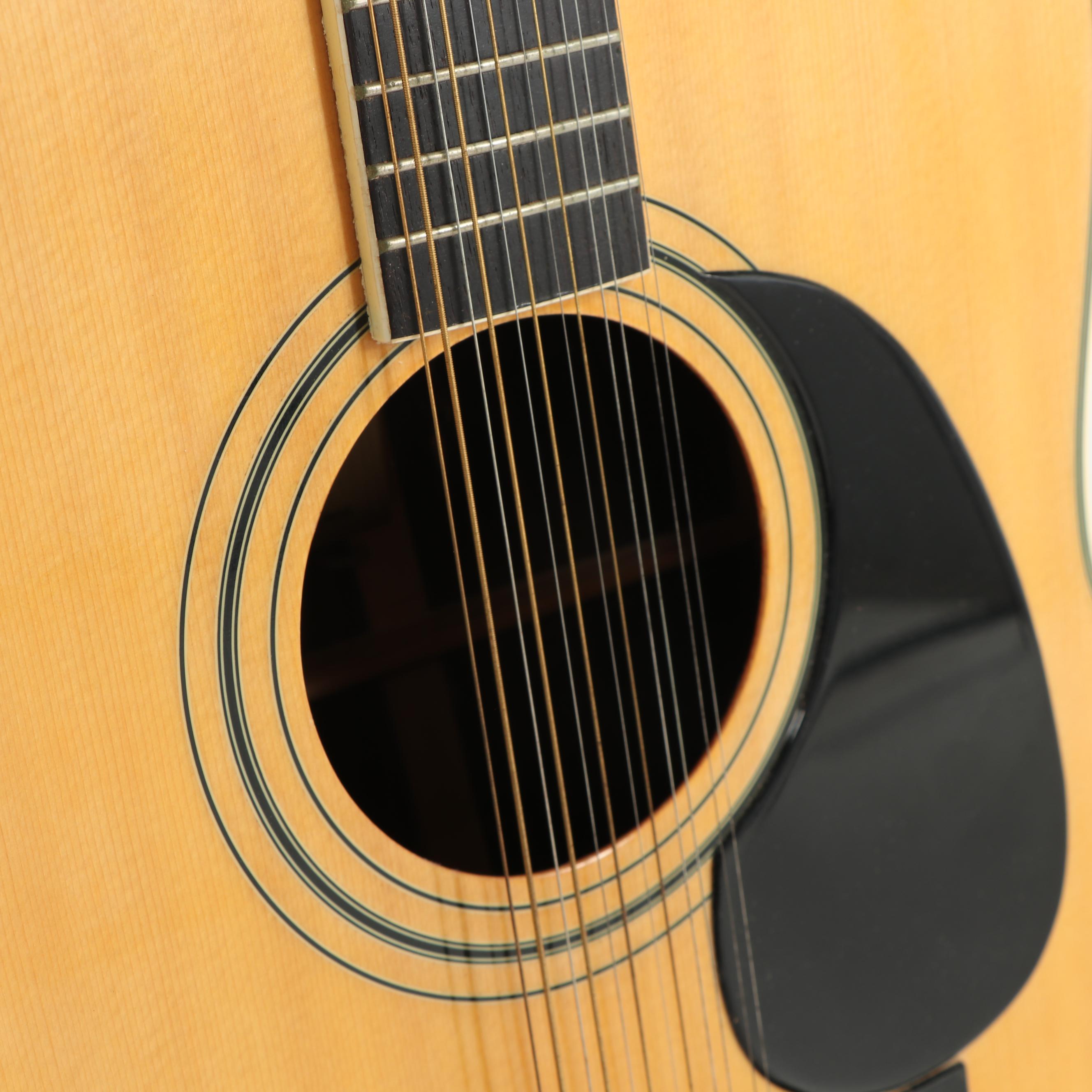 Conn F2712 12-String Dreadnought Acoustic Guitar with Case, Circa 1975