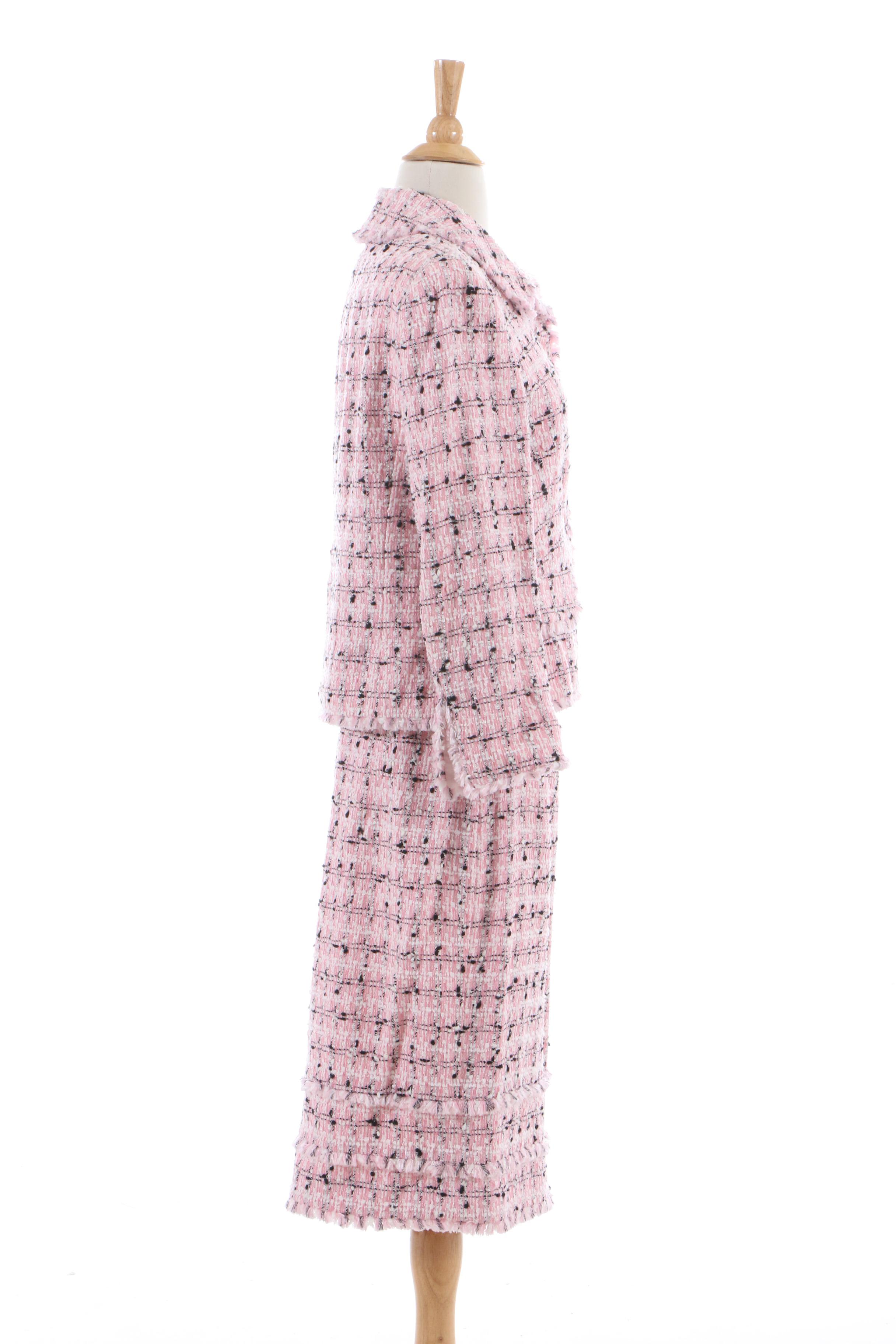 Escada Bouclé Style Skirt Suits