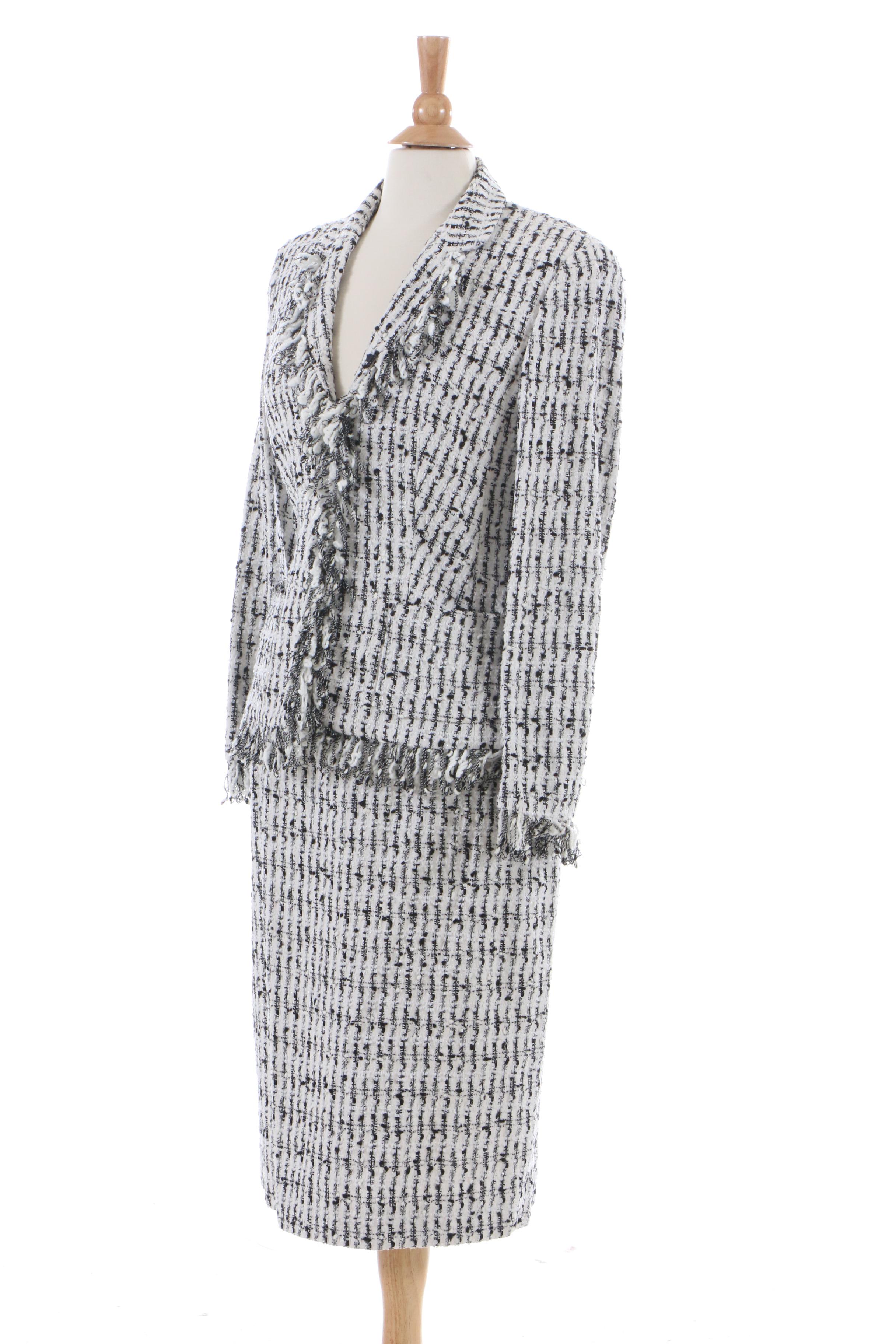 Escada Bouclé Style Skirt Suits