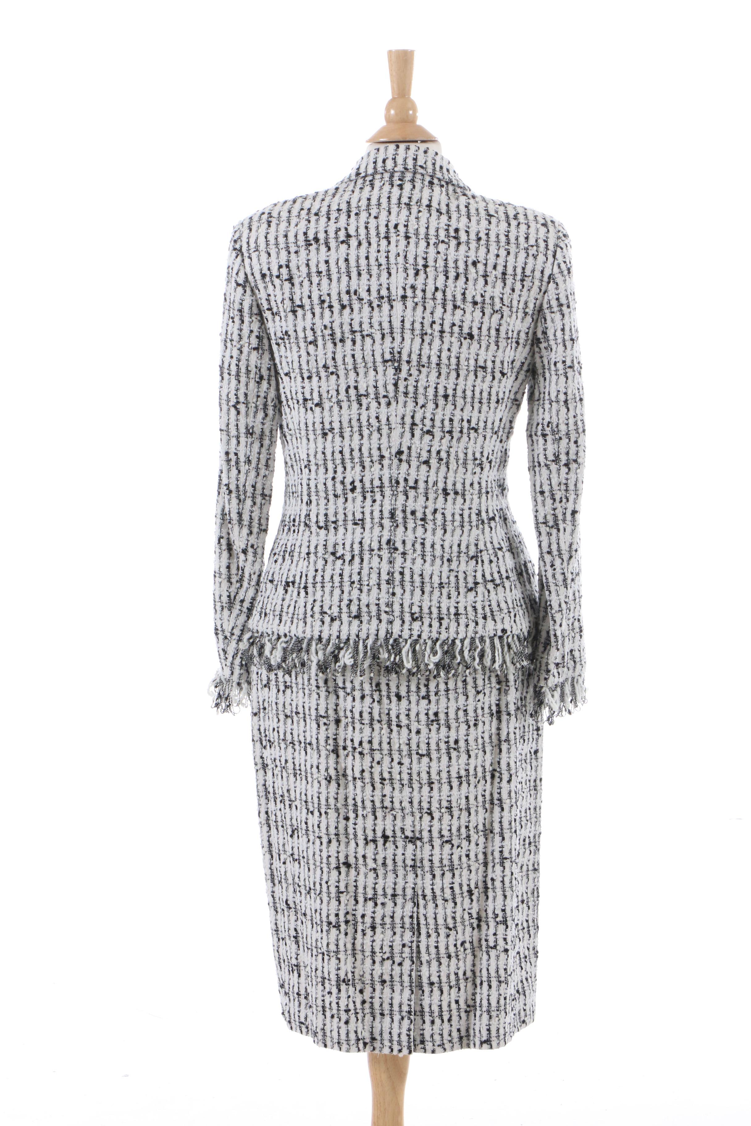 Escada Bouclé Style Skirt Suits
