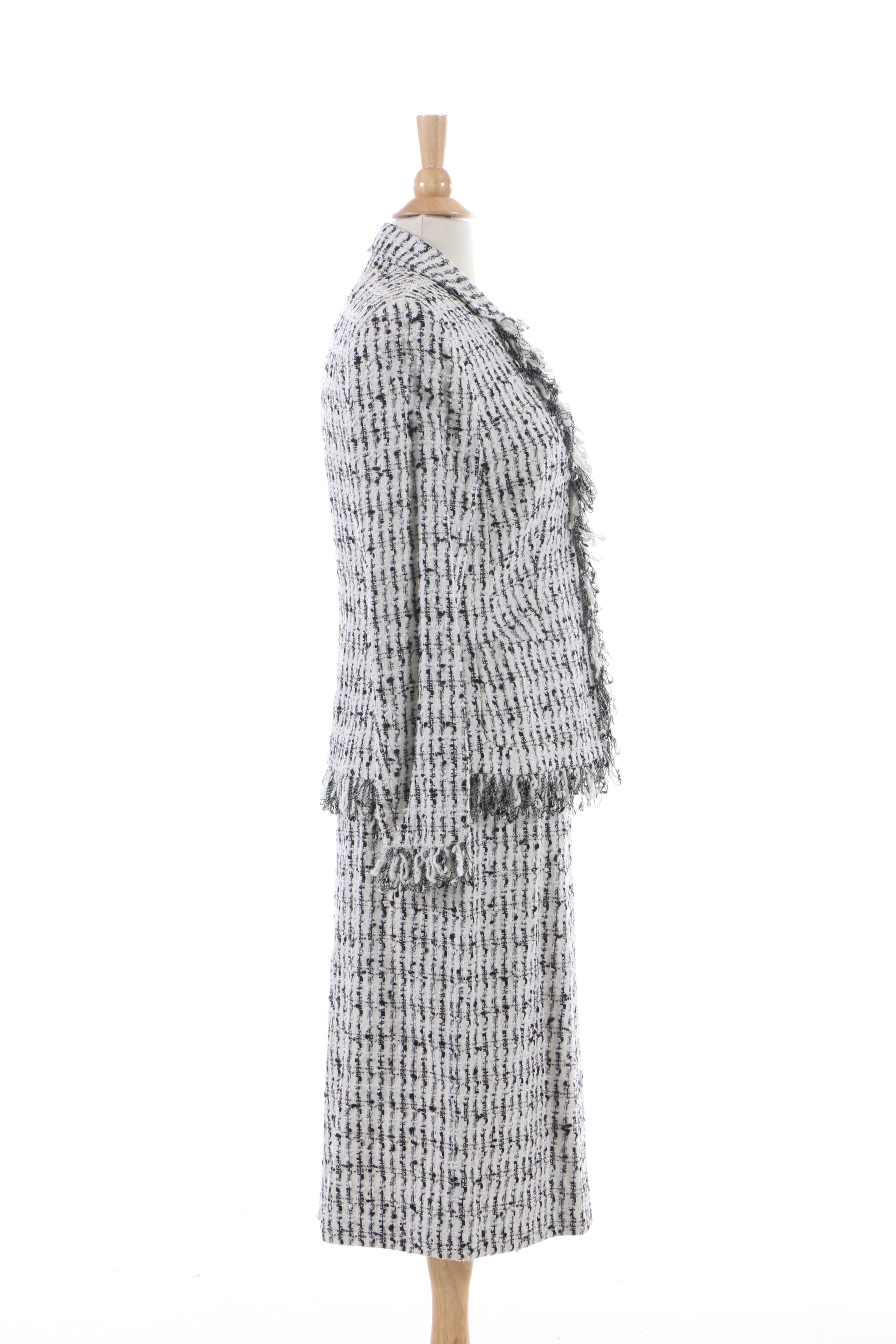 Escada Bouclé Style Skirt Suits