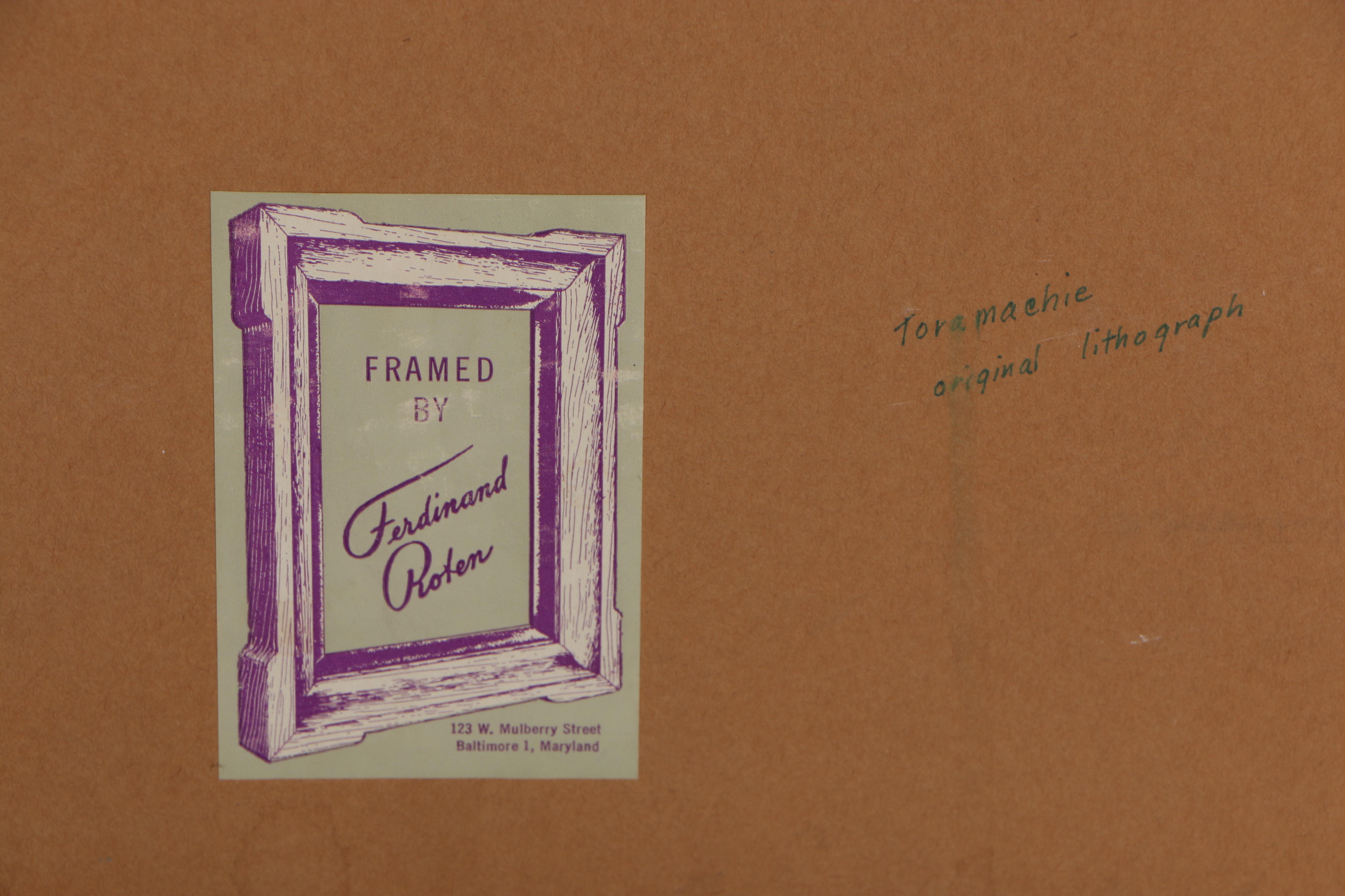 Pablo Picasso Lithograph "La Petite Corrida" for " XXe Siècle" Magazine