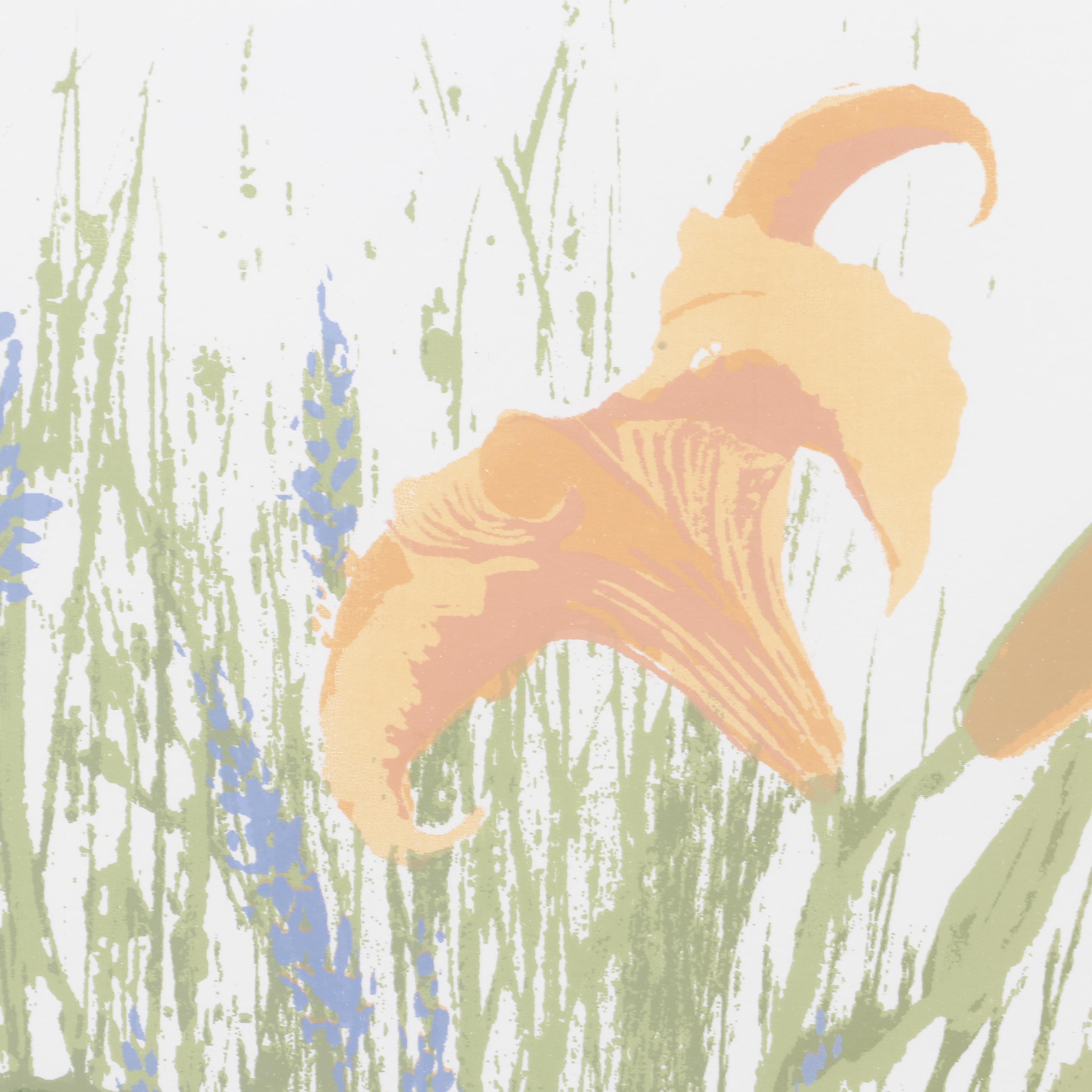 Marcia Gibbons Serigraphs "My Garden" and "Field Flowers"