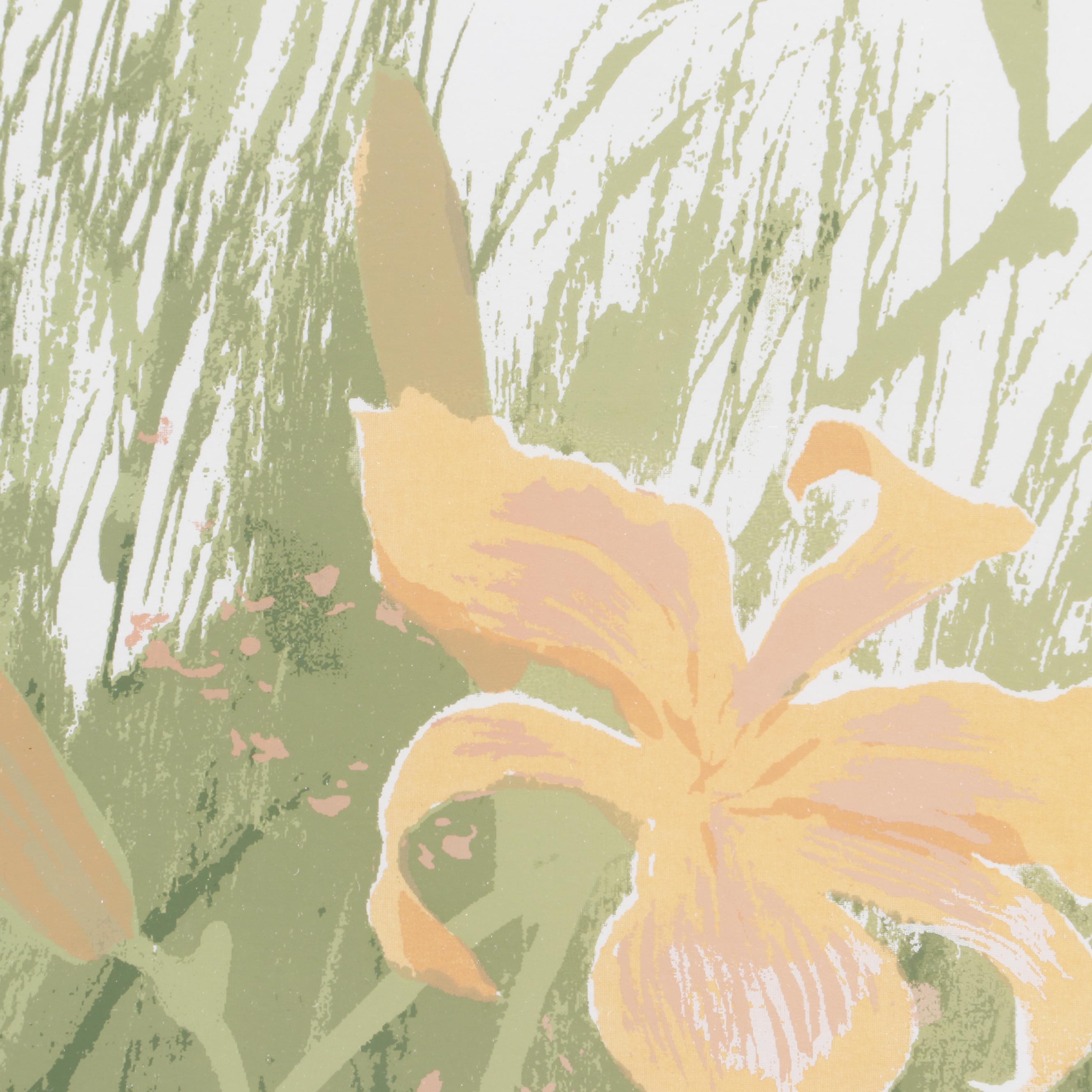 Marcia Gibbons Serigraphs "My Garden" and "Field Flowers"