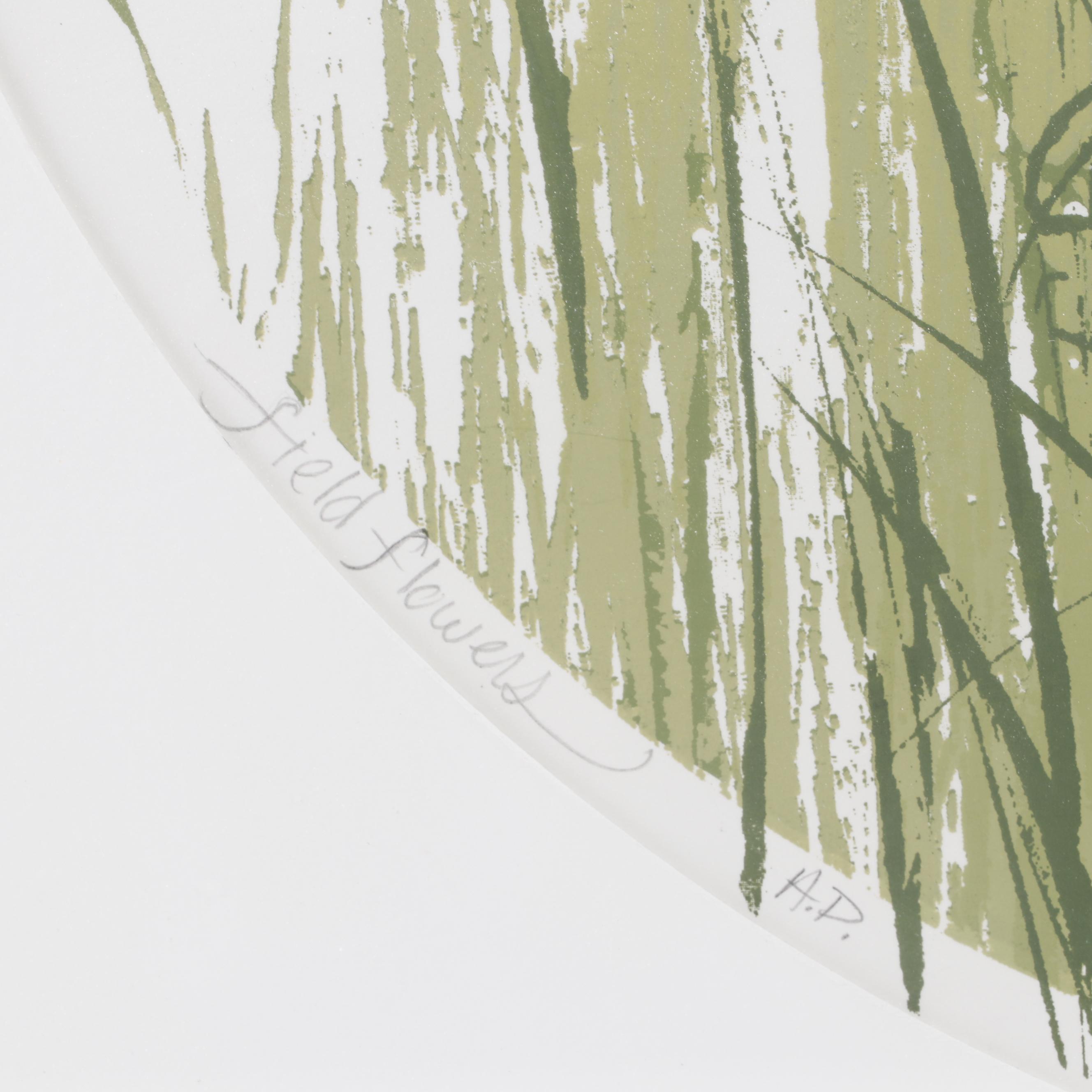 Marcia Gibbons Serigraphs "My Garden" and "Field Flowers"