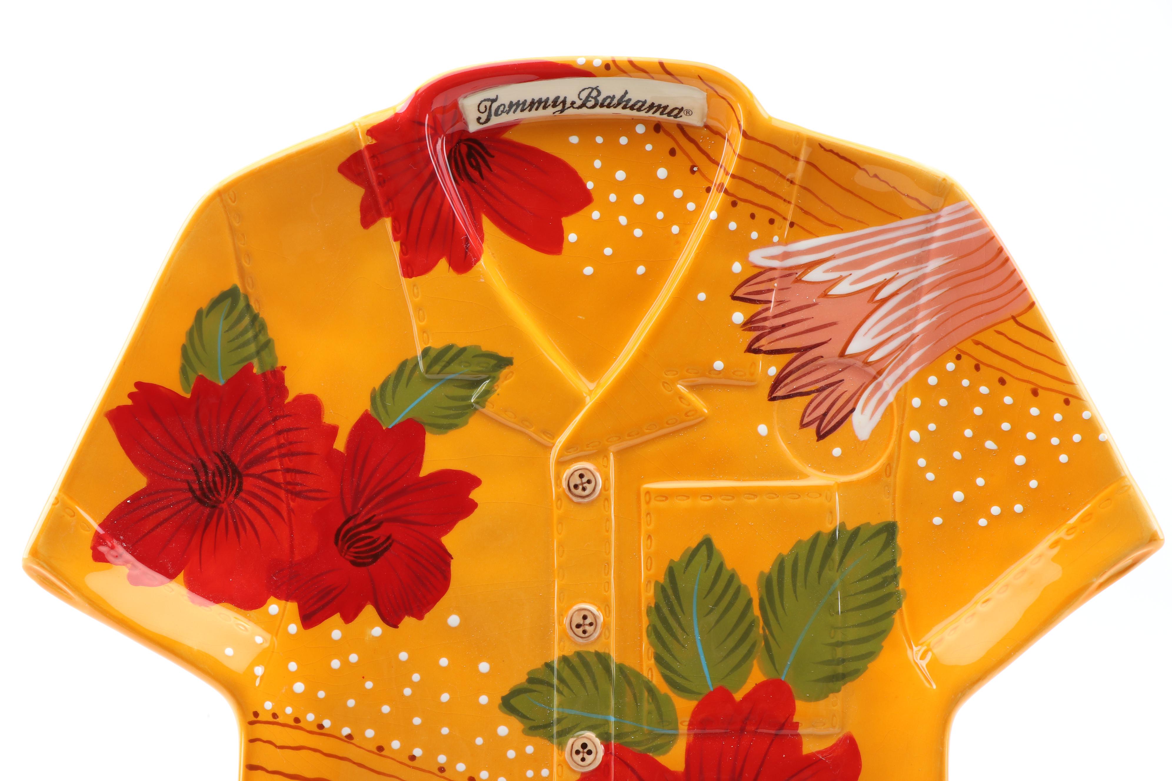 Tommy Bahama Ceramic Serving Tray, 21st Century