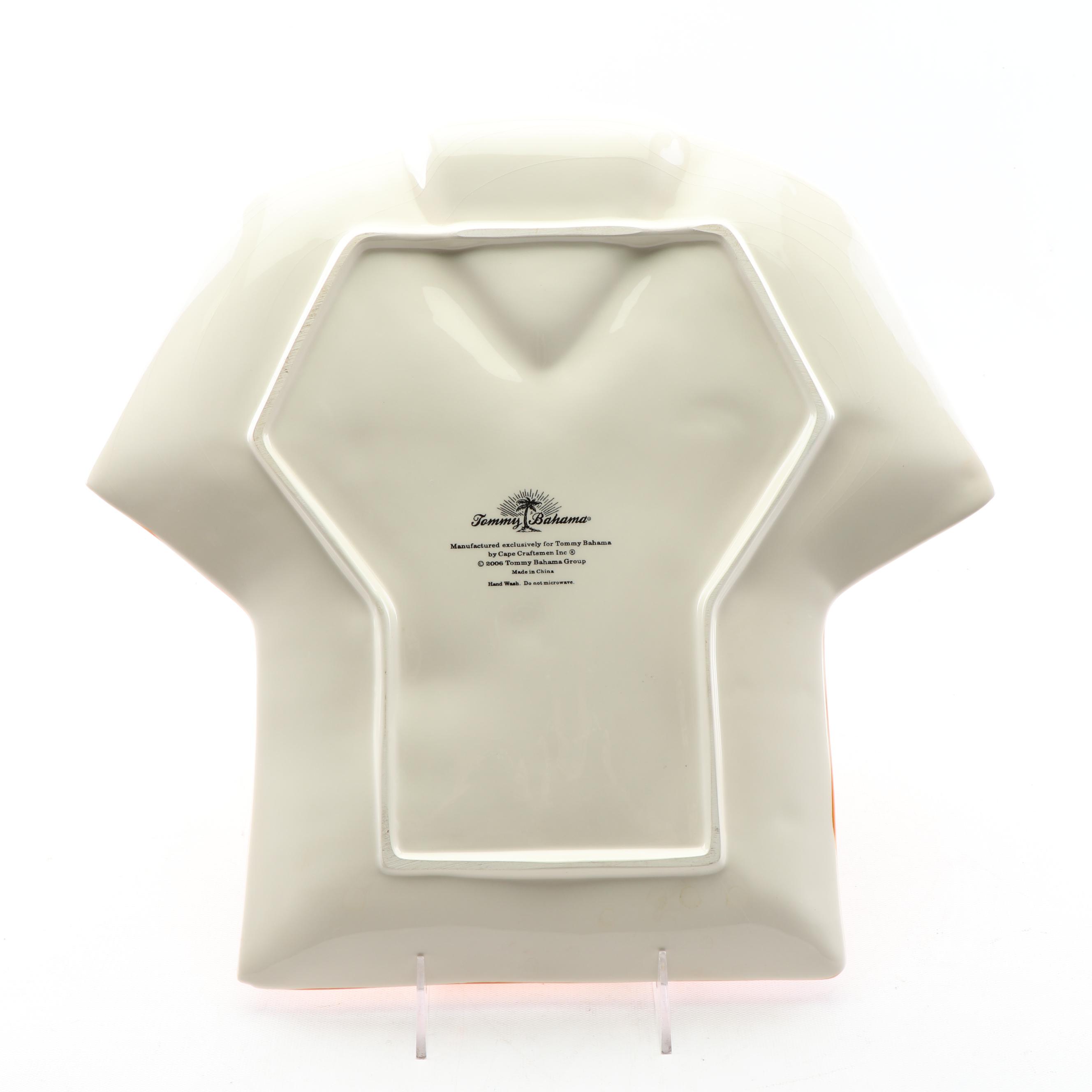 Tommy Bahama Ceramic Serving Tray, 21st Century