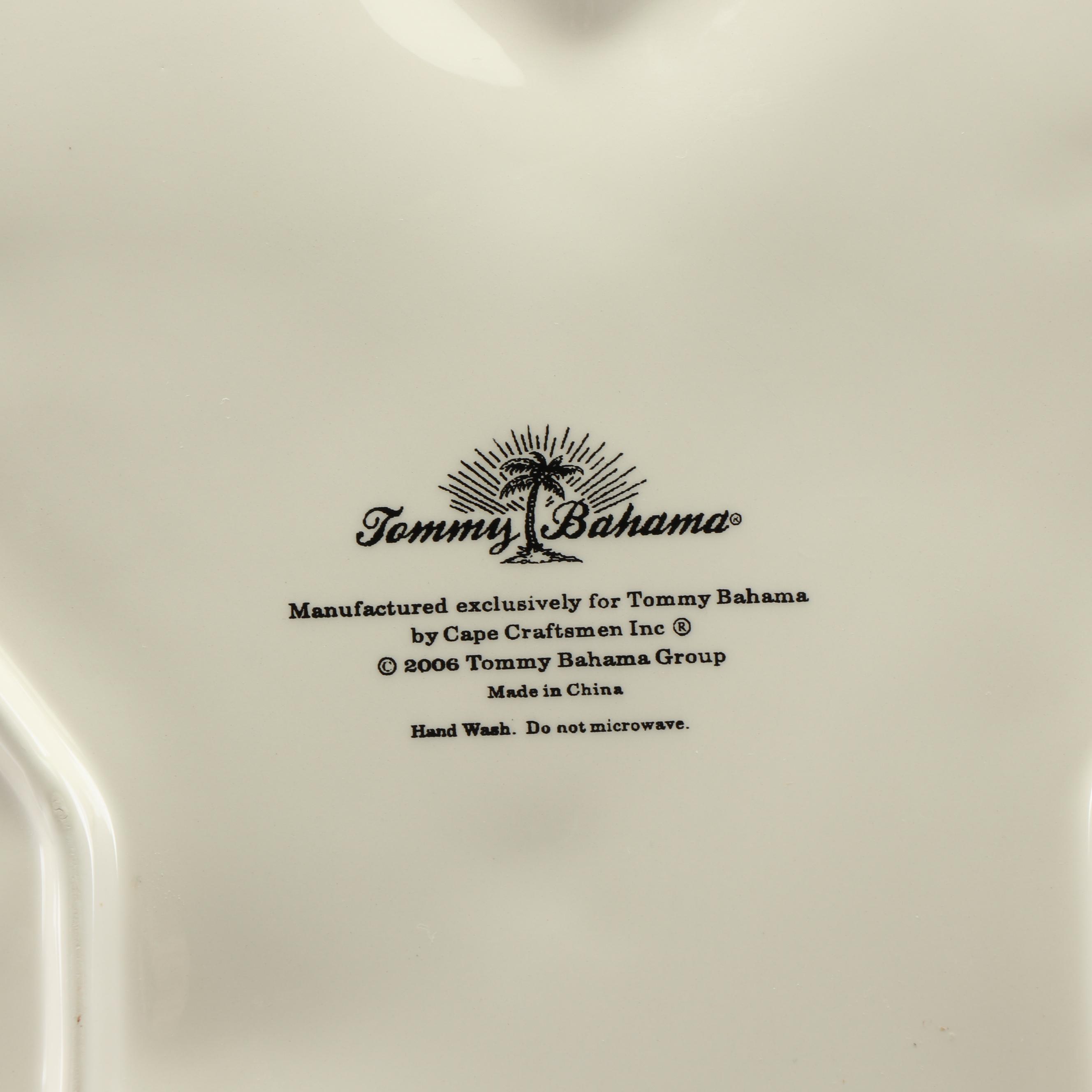 Tommy Bahama Ceramic Serving Tray, 21st Century