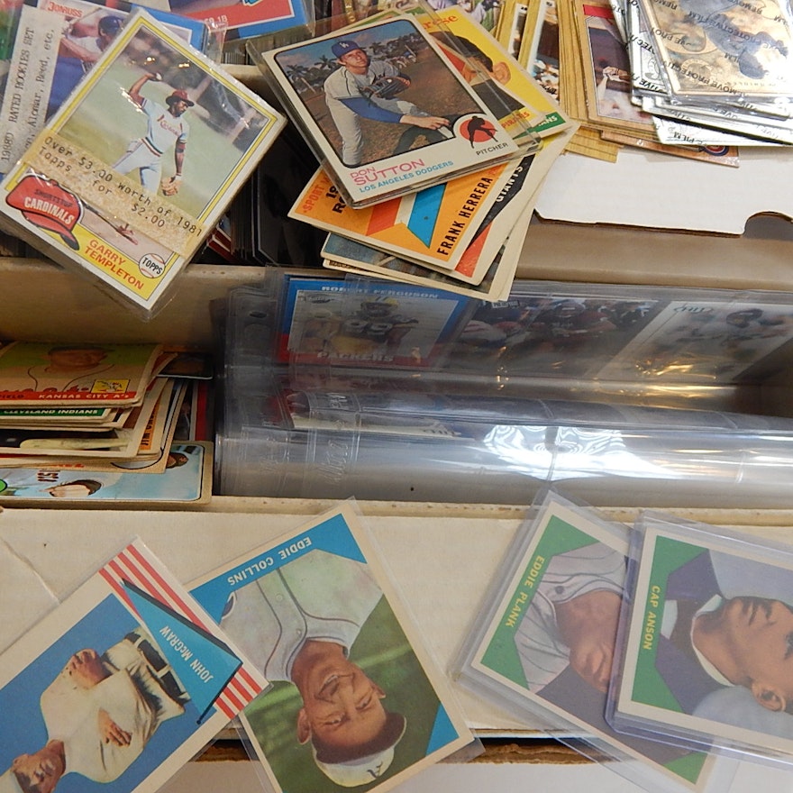 1950s to 2003 Sports Card Collection with Metal Star Cards, Gold Ripken Jr.