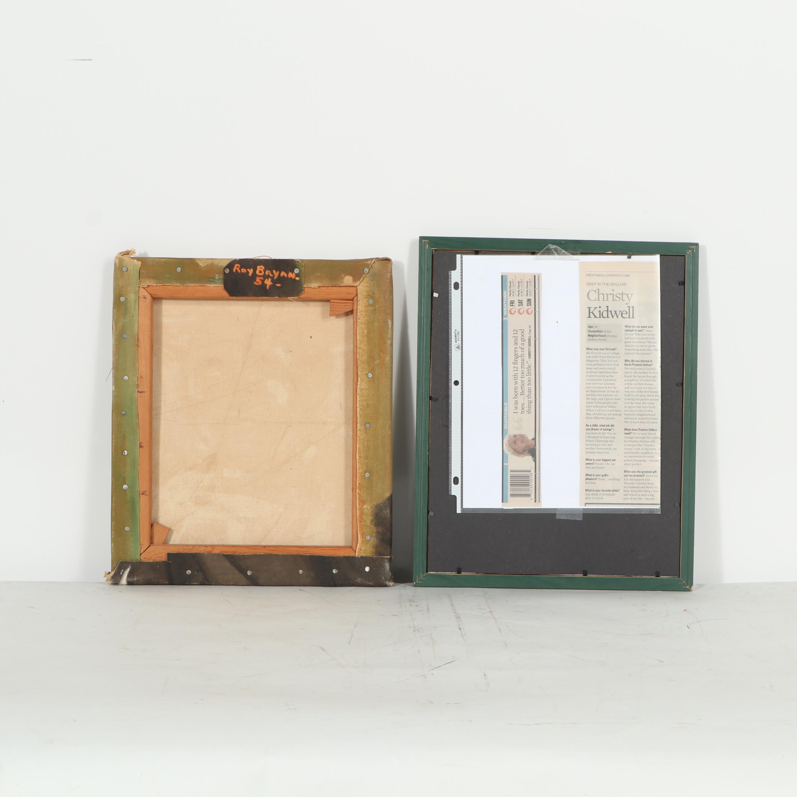 Portrait Oil Paintings Featuring Christy Kidwell