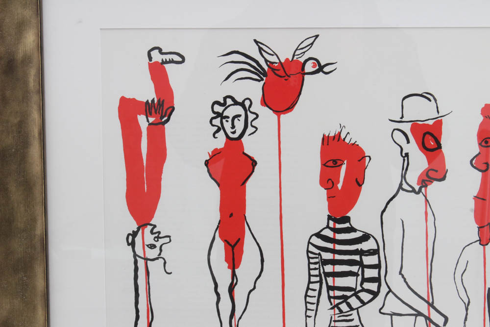 Alexander Calder Double Page Lithograph from "Derrière le Miroir"