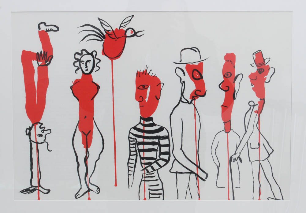 Alexander Calder Double Page Lithograph from "Derrière le Miroir"