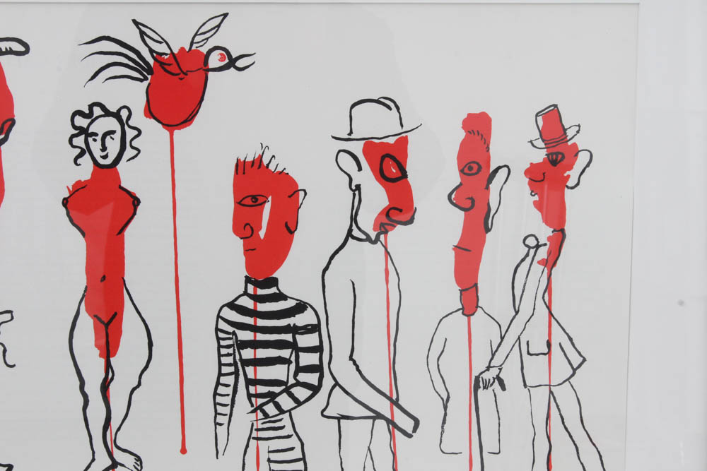 Alexander Calder Double Page Lithograph from "Derrière le Miroir"