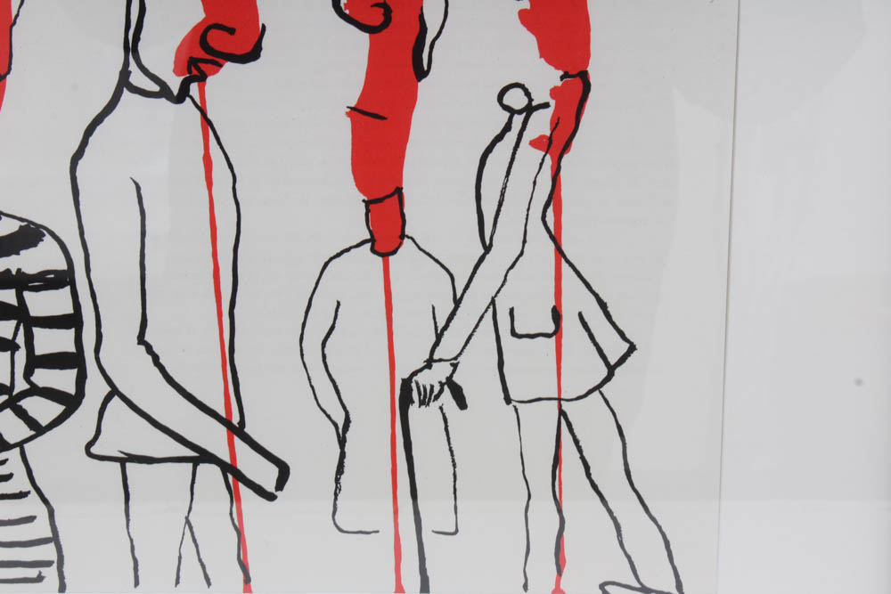 Alexander Calder Double Page Lithograph from "Derrière le Miroir"