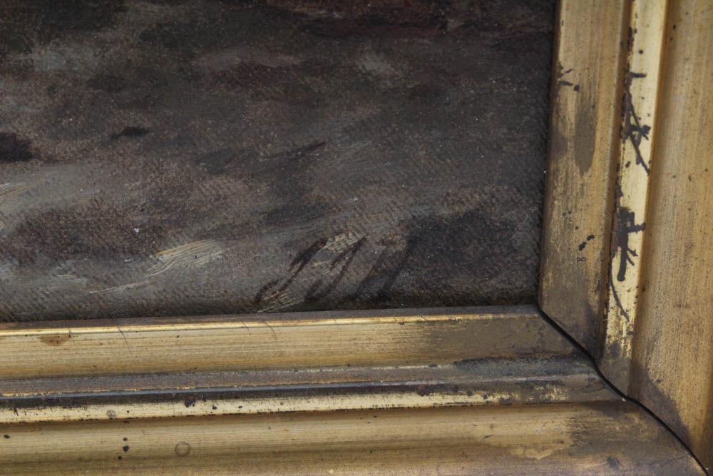 John Hammer Oil Painting "Resting by the Brook"