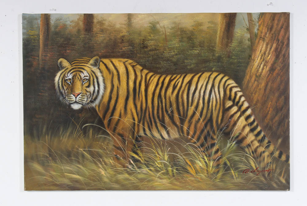 Wildlife Oil Painting