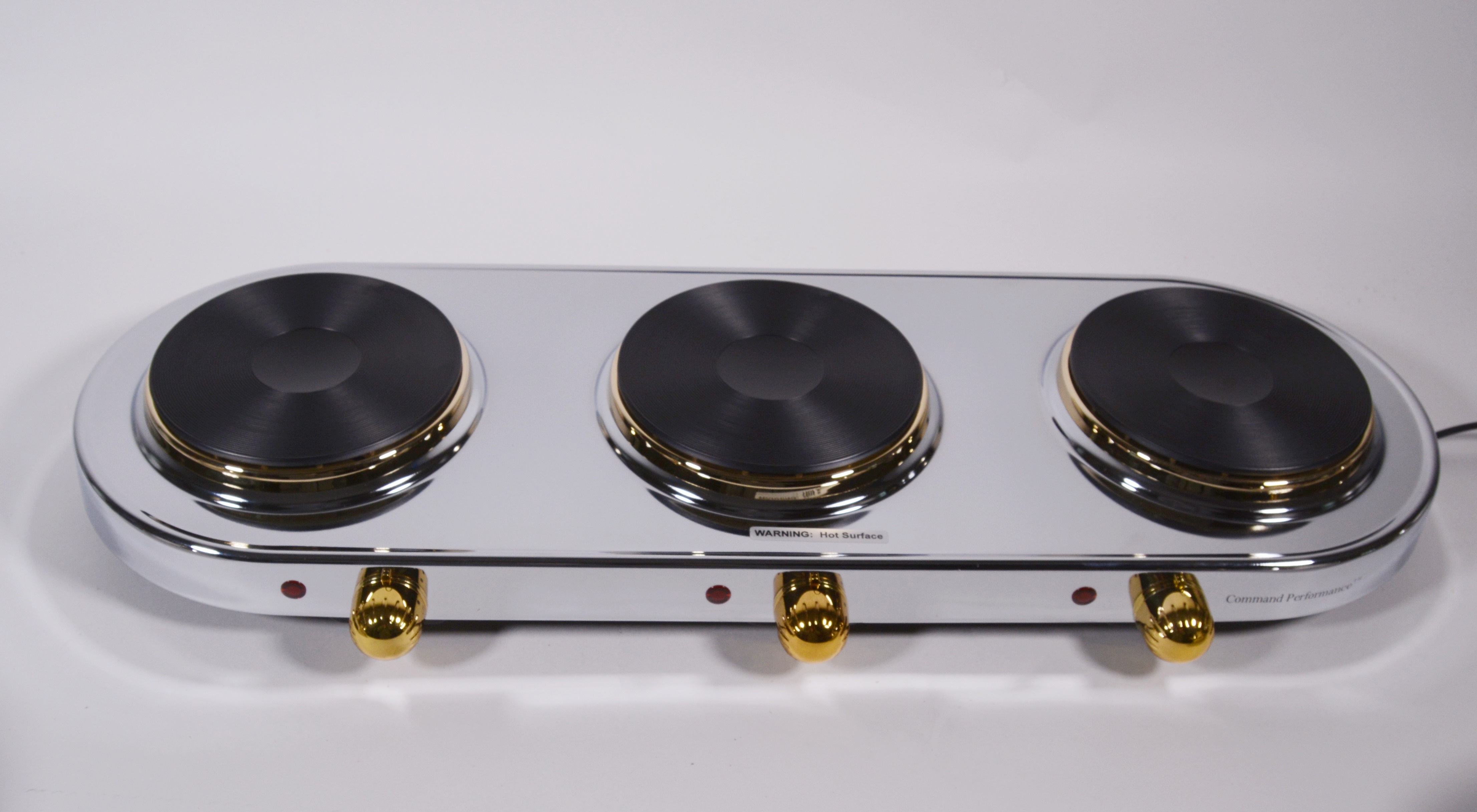 Triple Burner Portable Buffet Range by Cuisine-Cookware