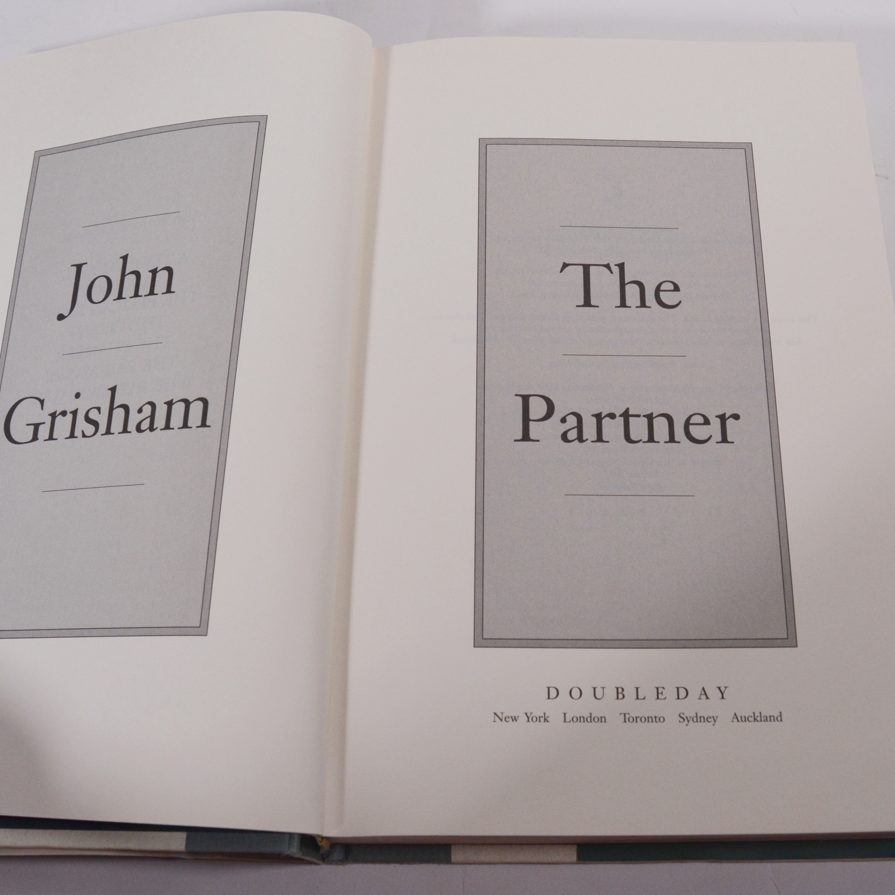 Collection of First Edition John Grisham and James Patterson Novels