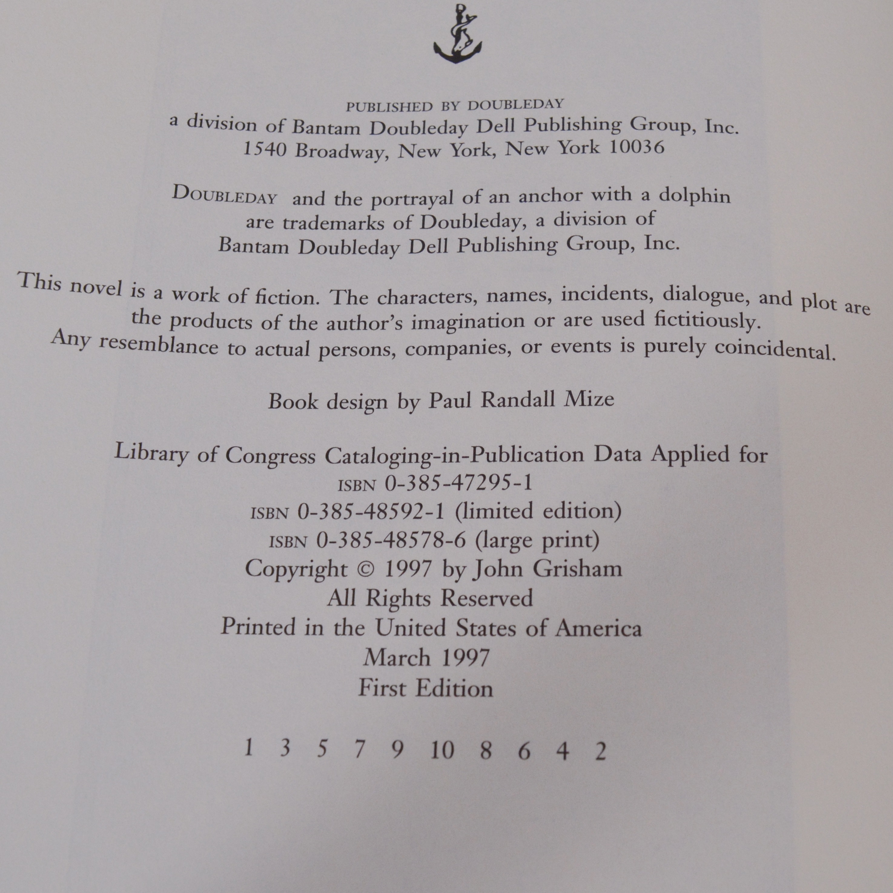 Collection of First Edition John Grisham and James Patterson Novels