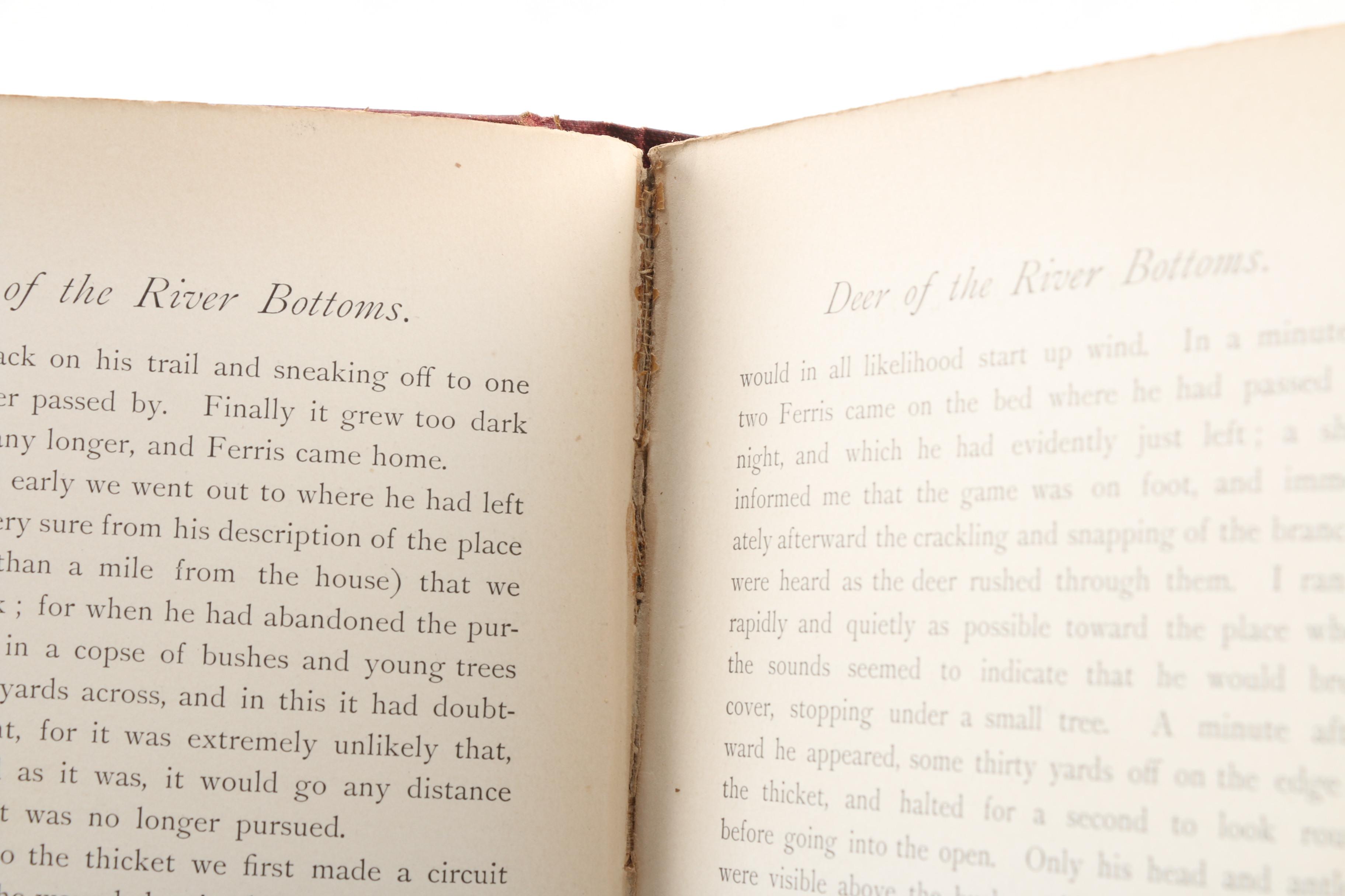 1886 Theodore Roosevelt "Hunting Trips of a Ranchman" First British Edition