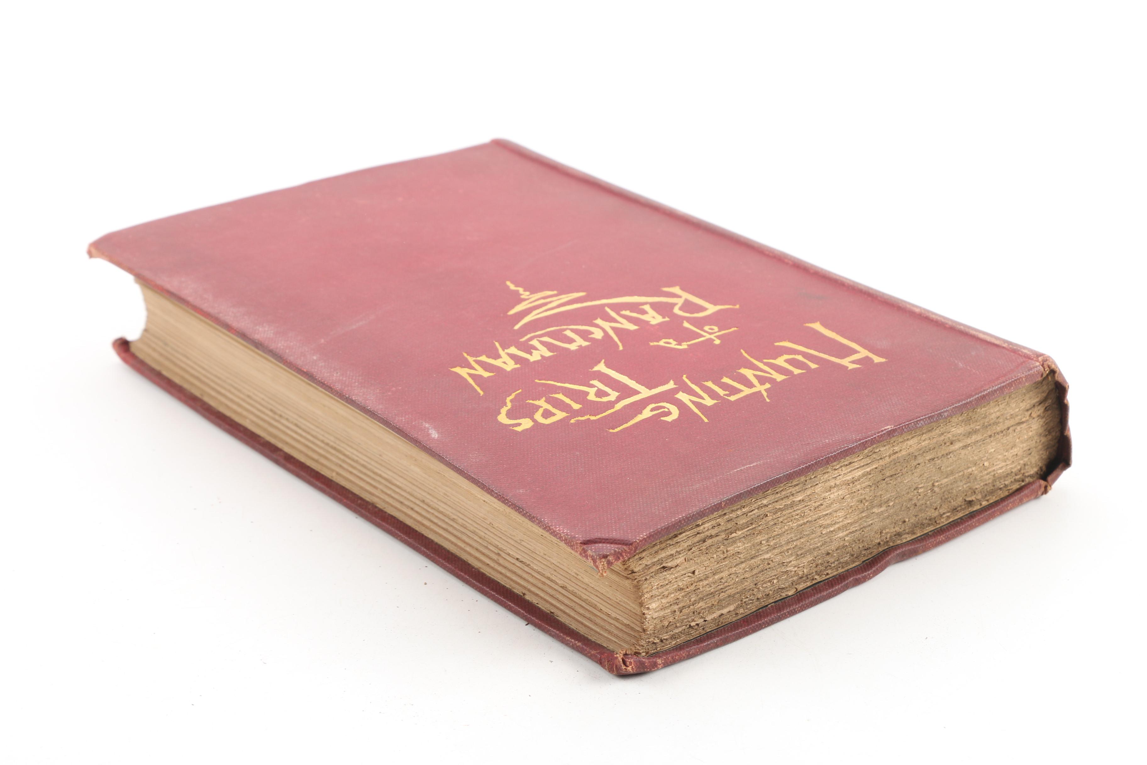 1886 Theodore Roosevelt "Hunting Trips of a Ranchman" First British Edition