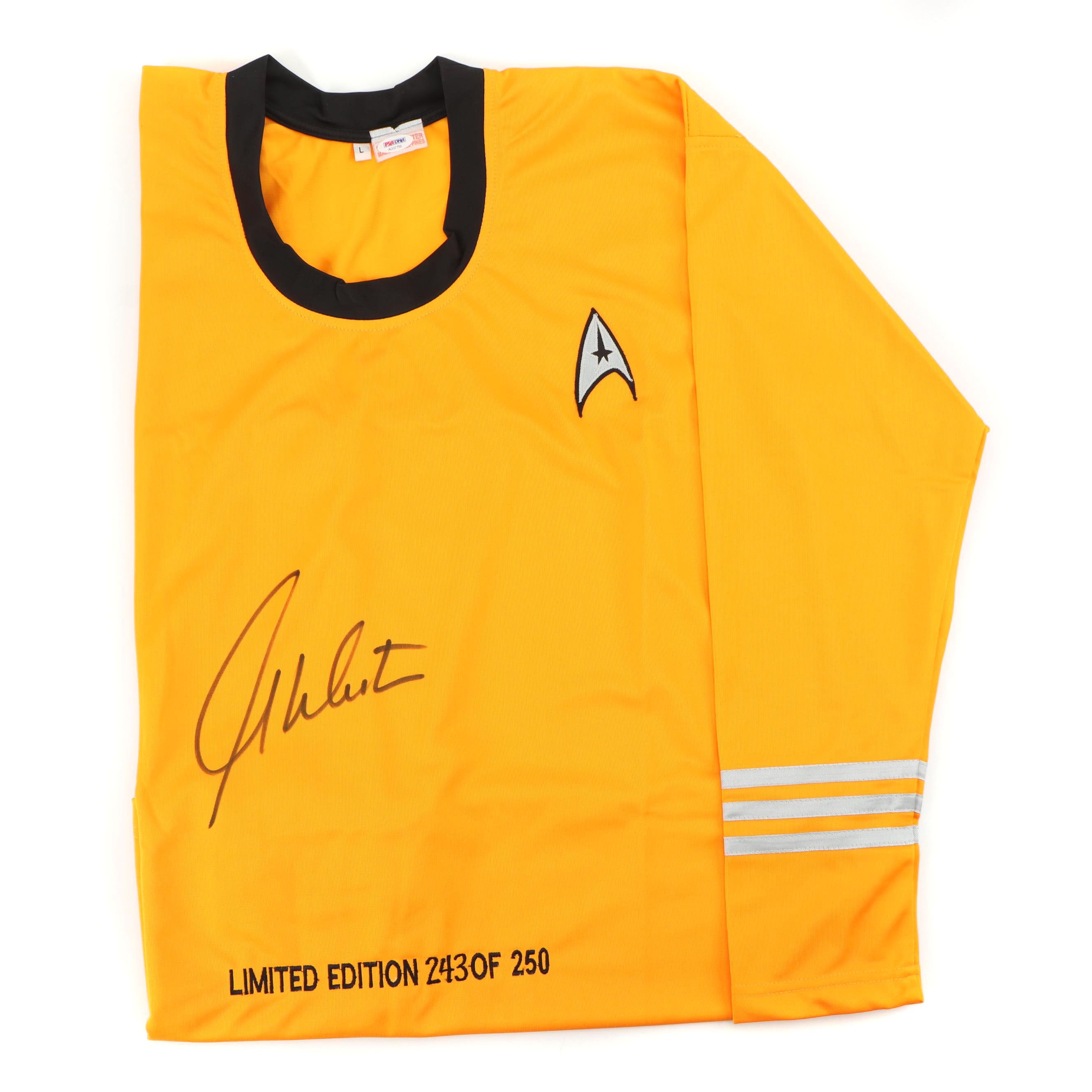 William Shatner Autographed Star Trek Limited Edition Shirt - PSA/DNA COA