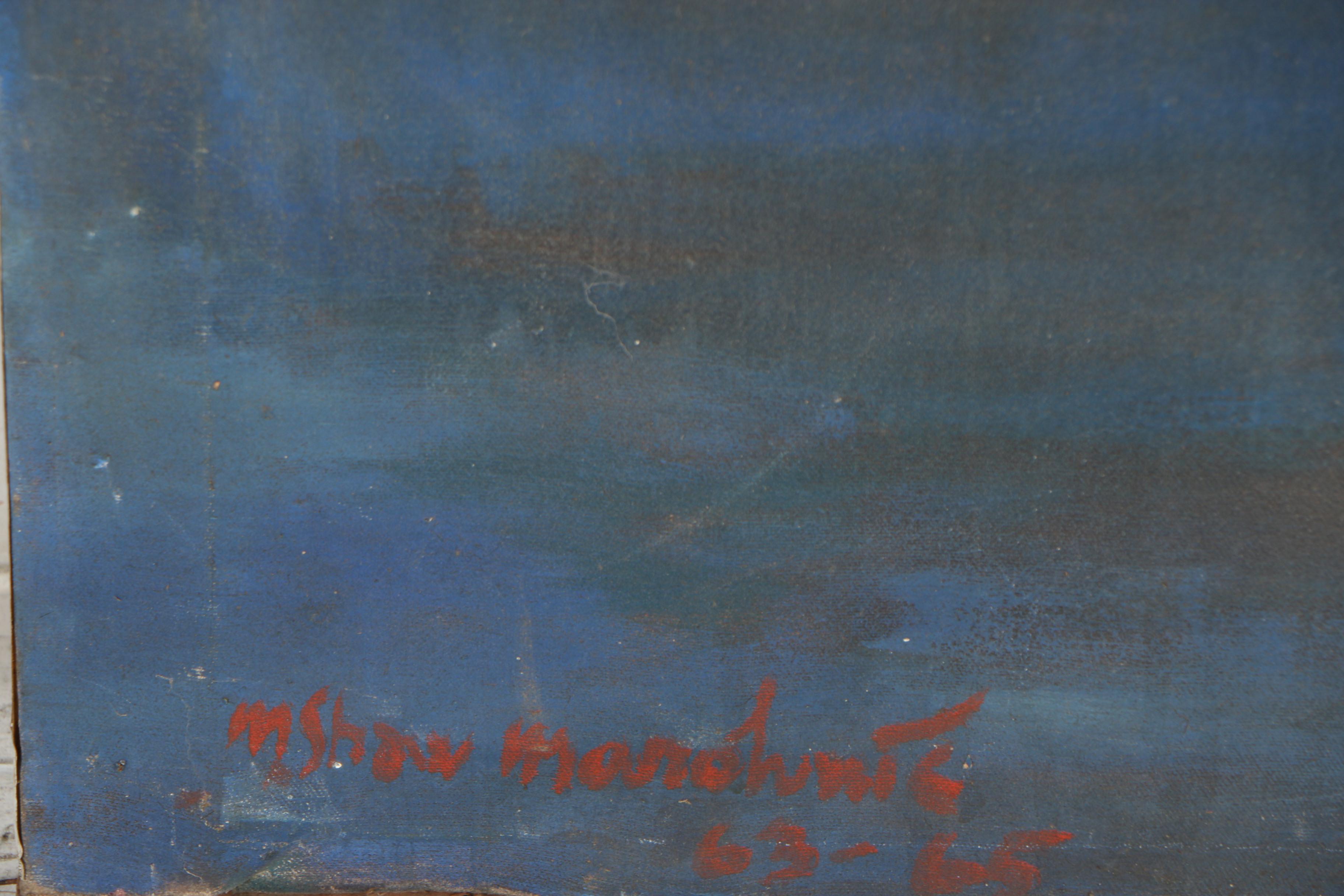 Mary Shaw Marohnic Monumental Mixed Media Painting