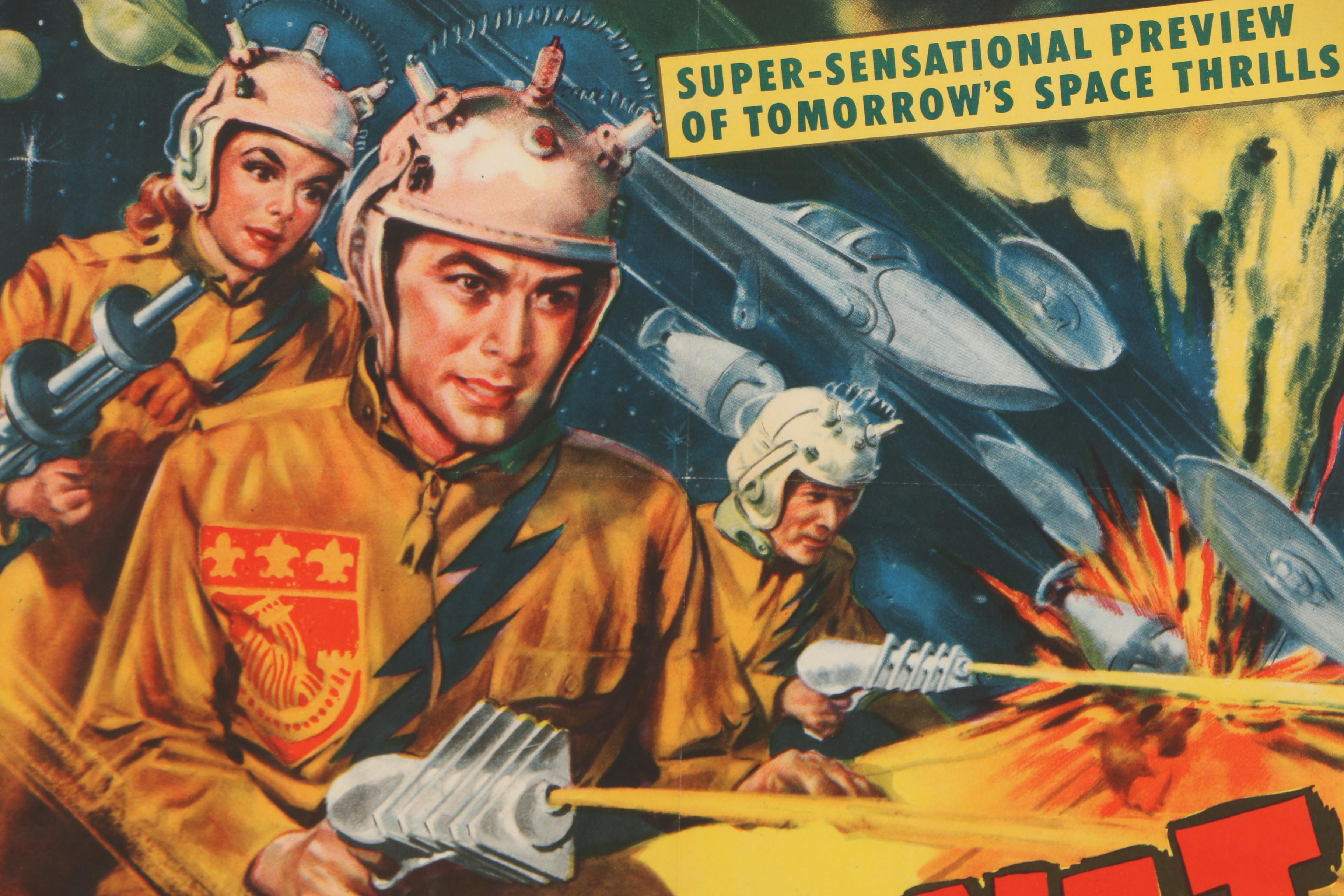 "The Lost Planet" Serial Theatrical Release One Sheet Poster, 1953