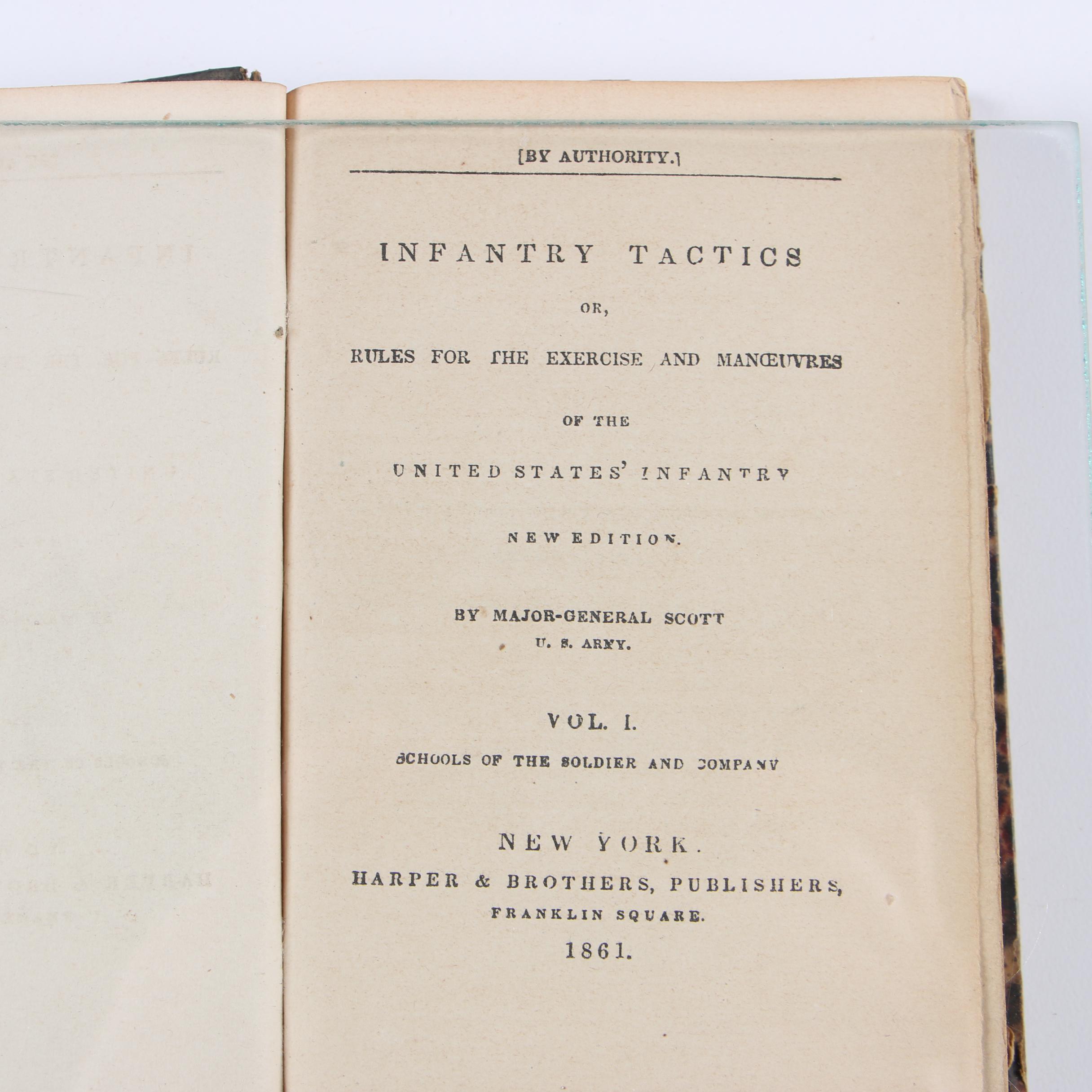1861 "Infantry Tactics" of Winfield Scott in Three Volumes
