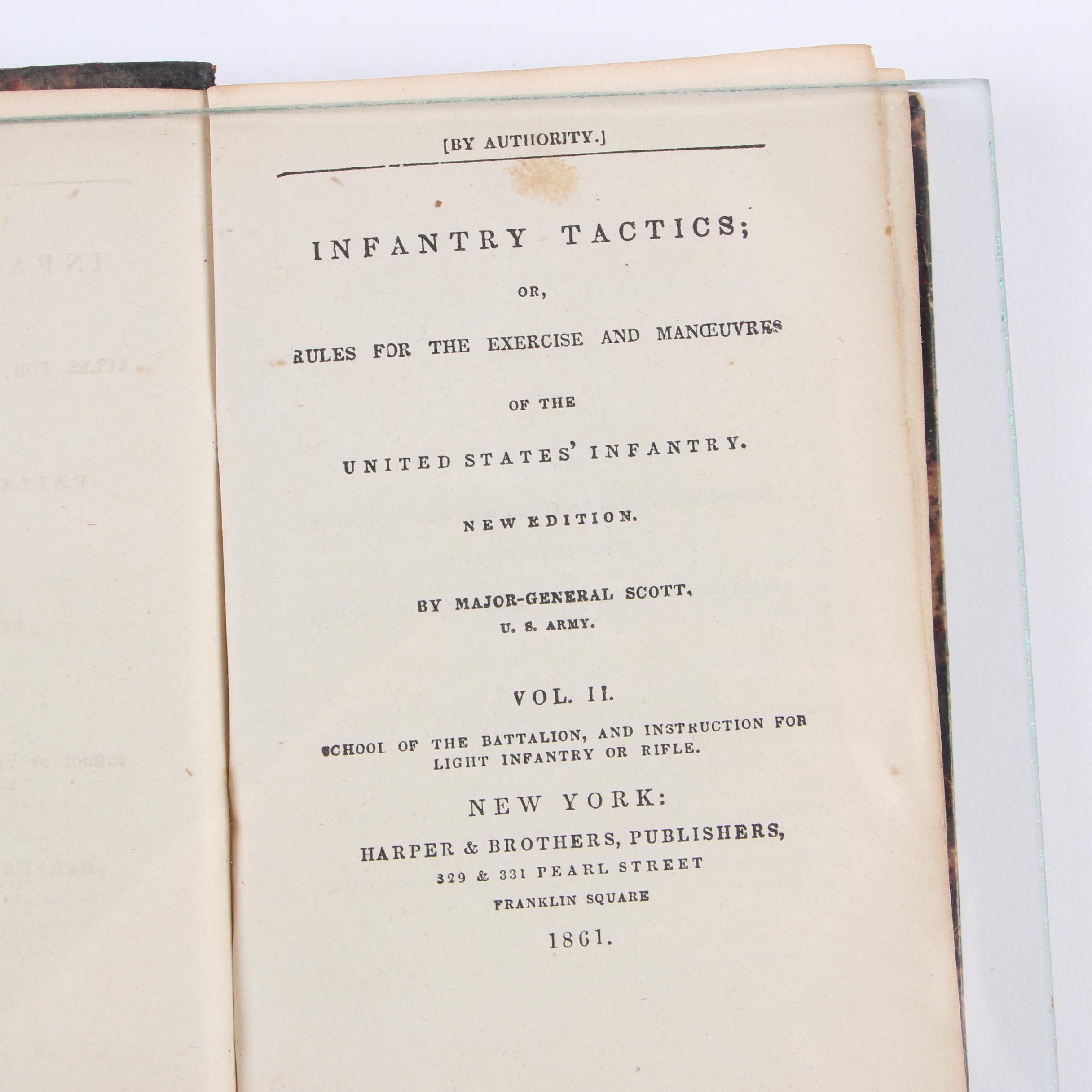 1861 "Infantry Tactics" of Winfield Scott in Three Volumes