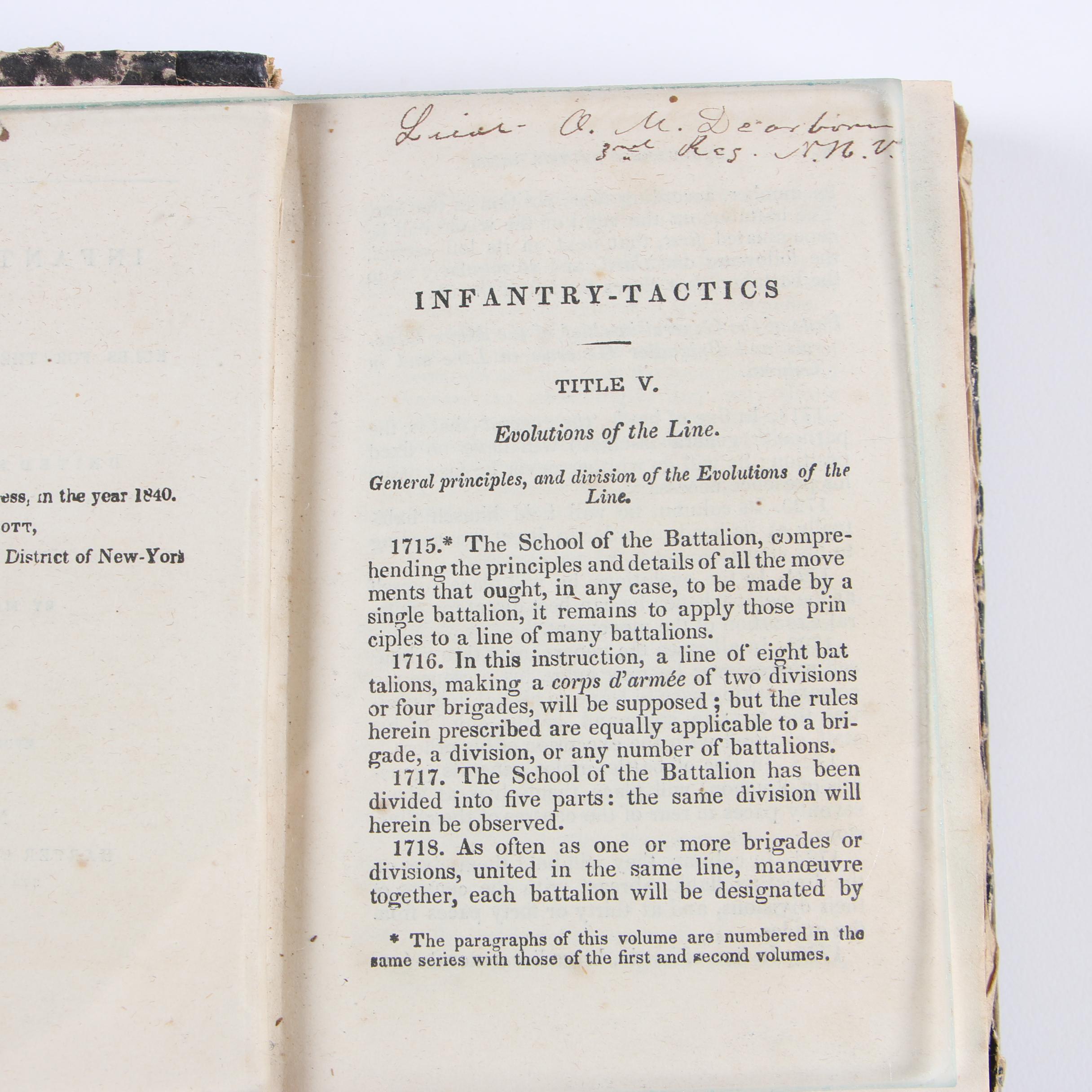 1861 "Infantry Tactics" of Winfield Scott in Three Volumes