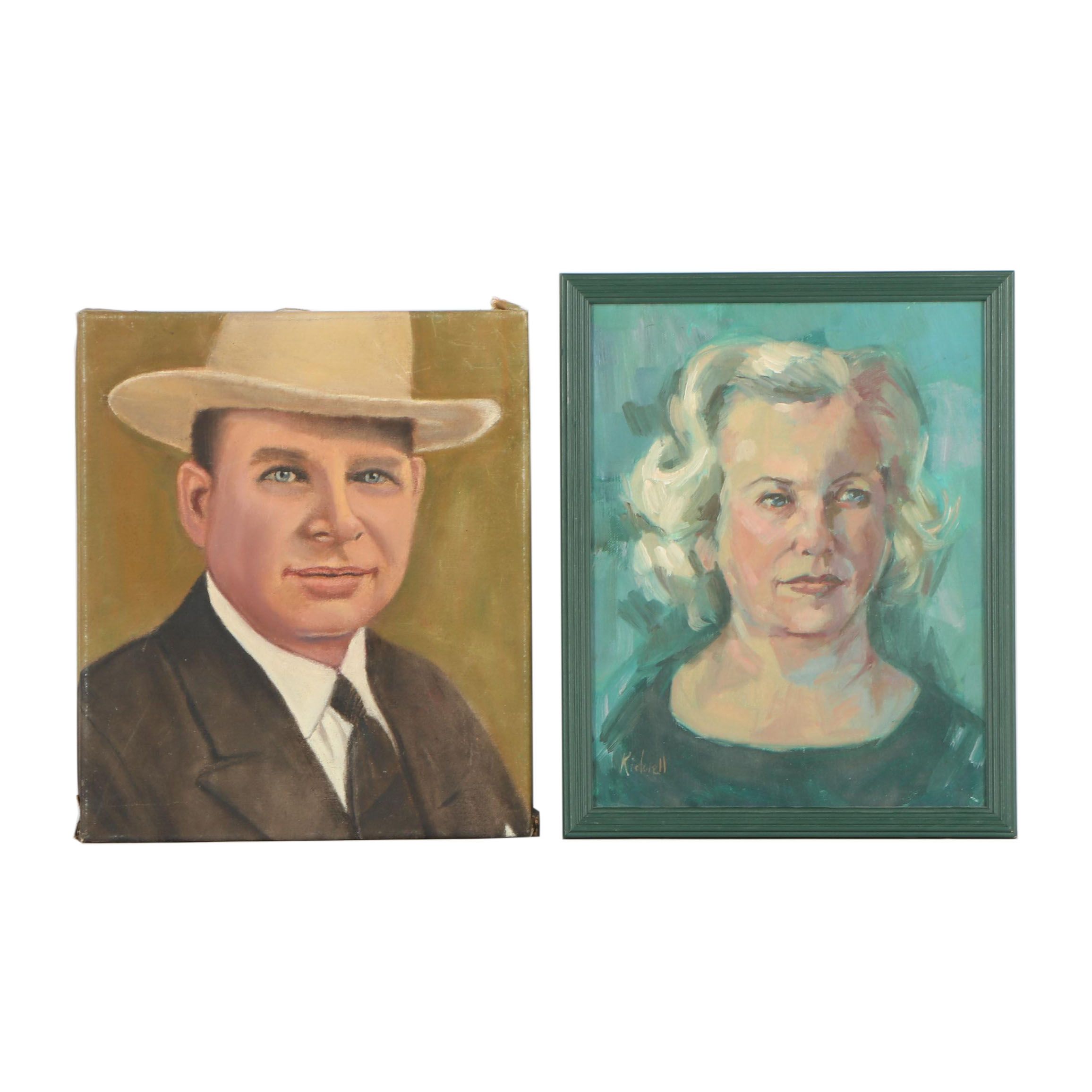 Portrait Oil Paintings Featuring Christy Kidwell