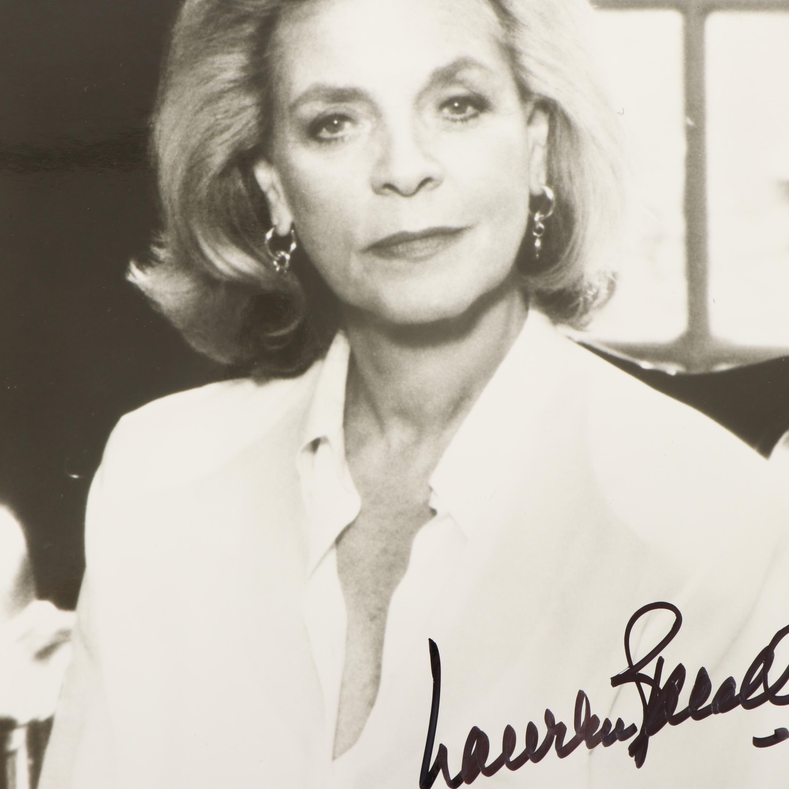 Lauren Bacall Autographed Photograph