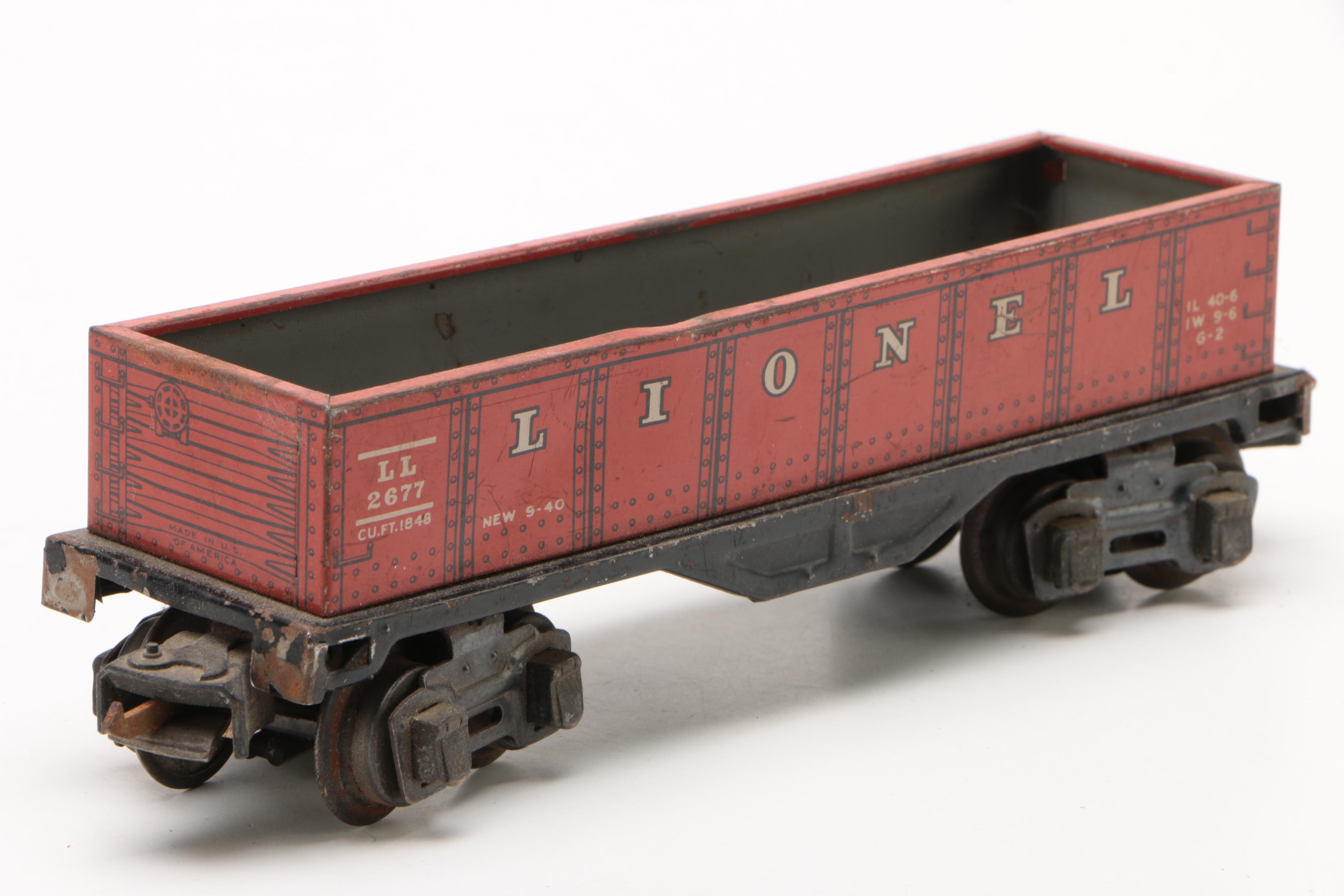 Lionel Pre-War O-27 Gauge Freight Cars, Circa 1935