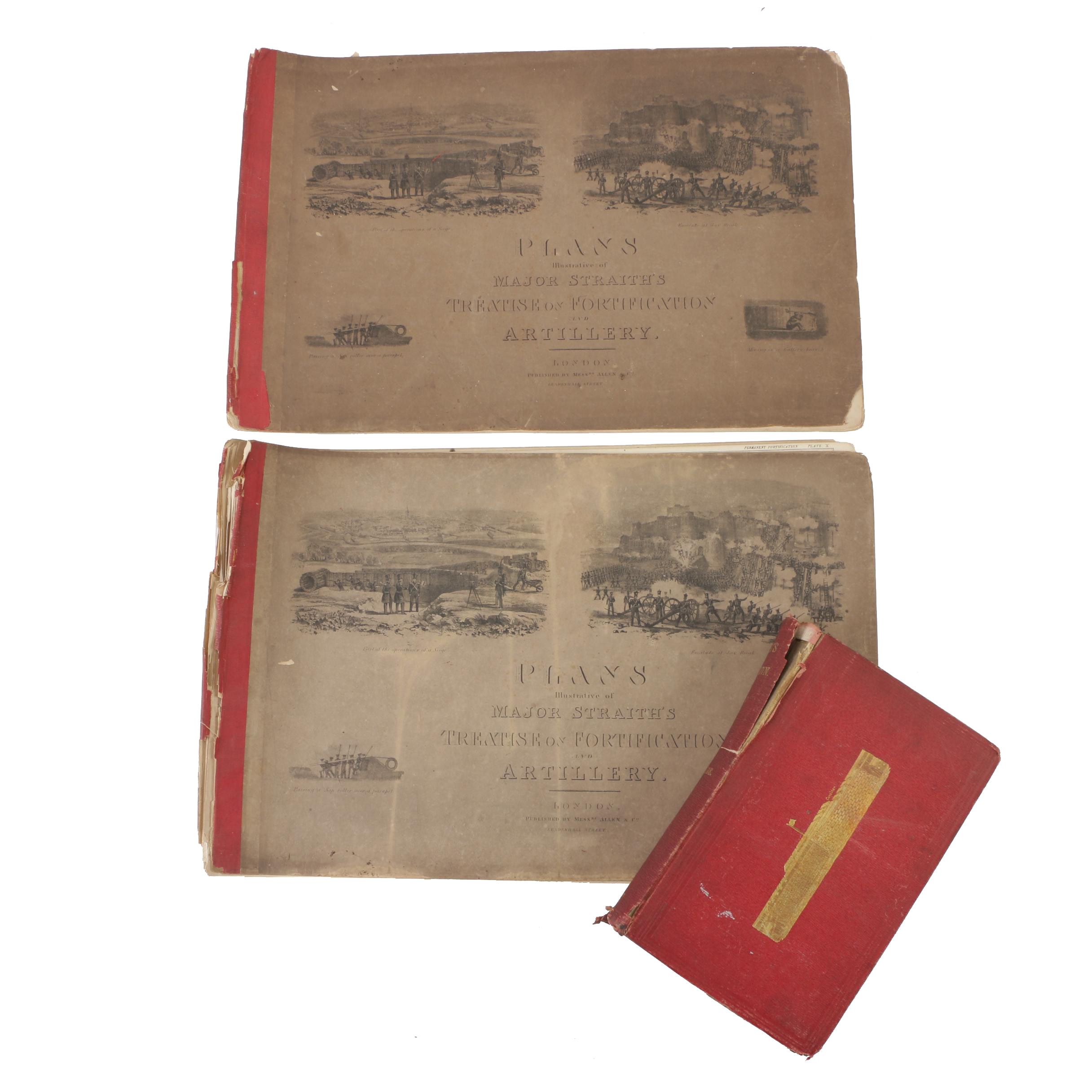 "Treatise on Fortification and Artillery" by Major Hector Straith with Plans