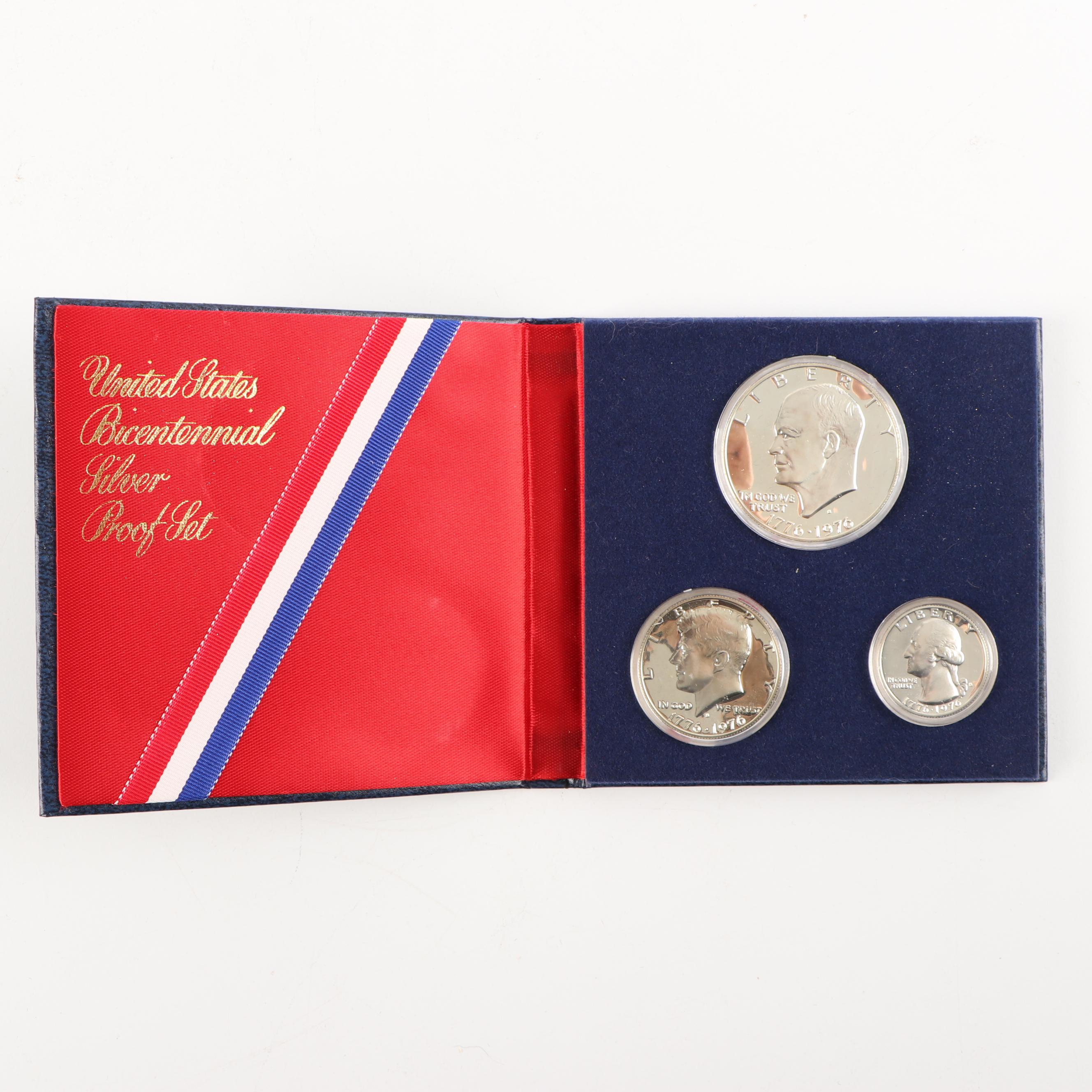 Collection of United States Bicentennial Silver Proof Sets