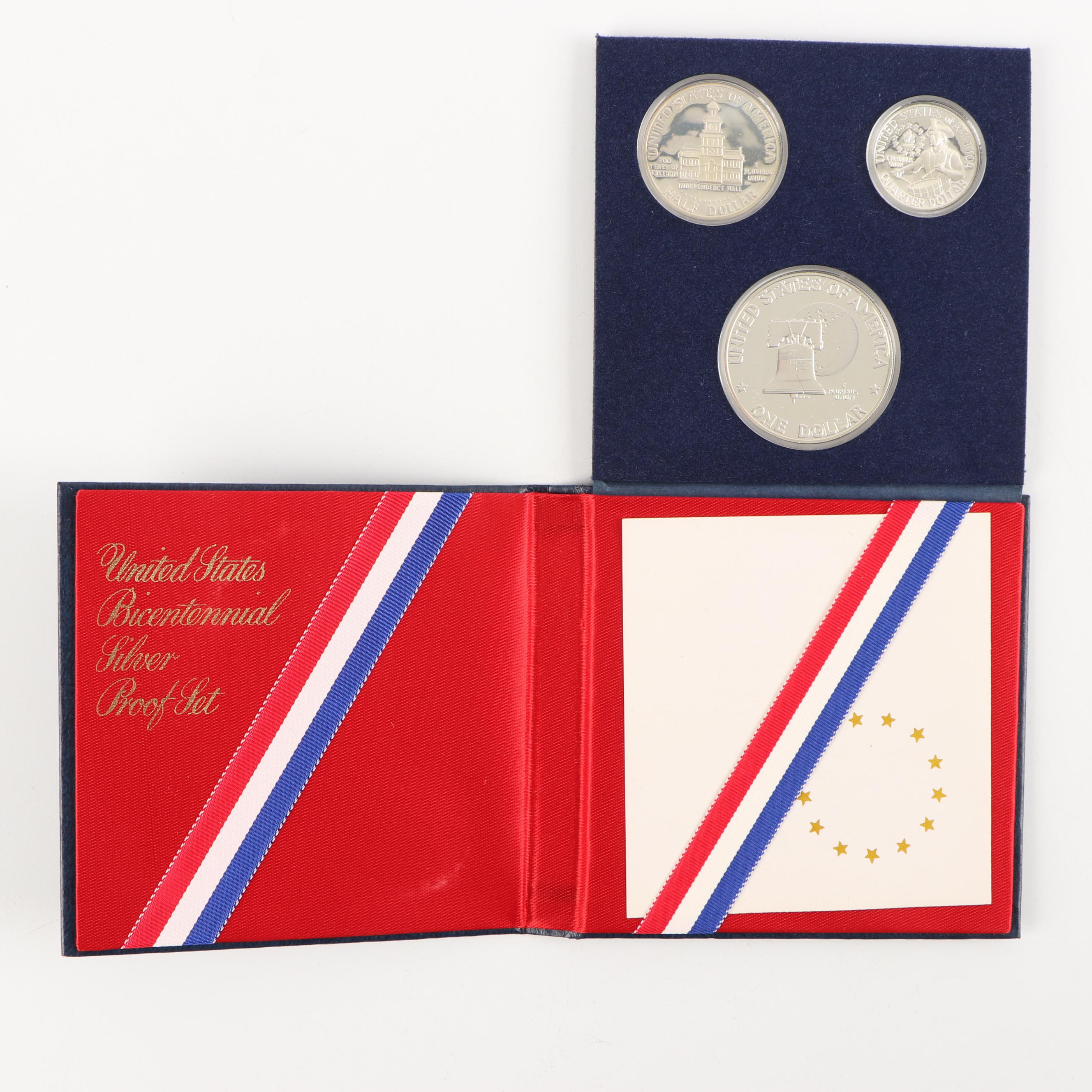 Collection of United States Bicentennial Silver Proof Sets