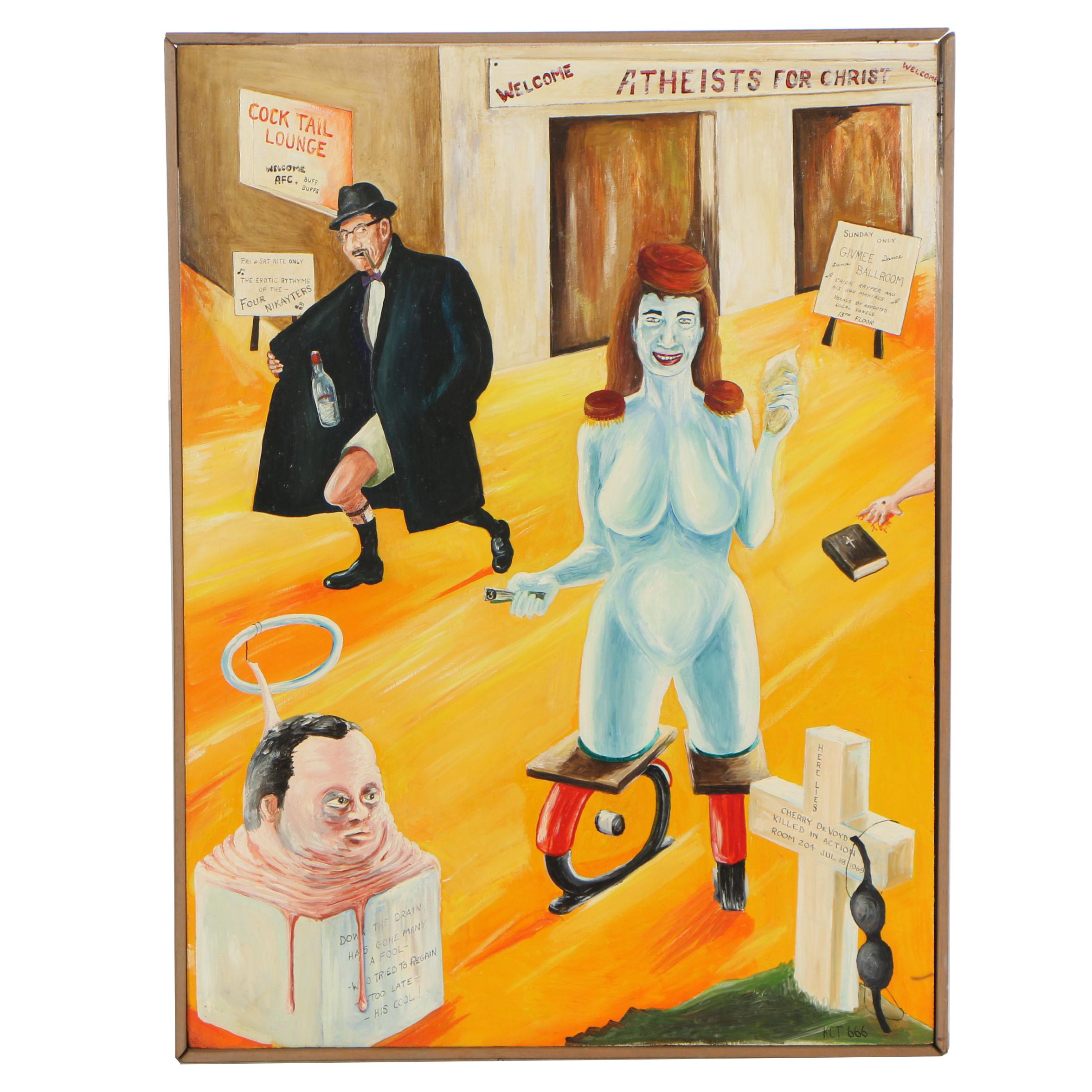 K.C. Truschel Oil Painting "Knobby Lobby"