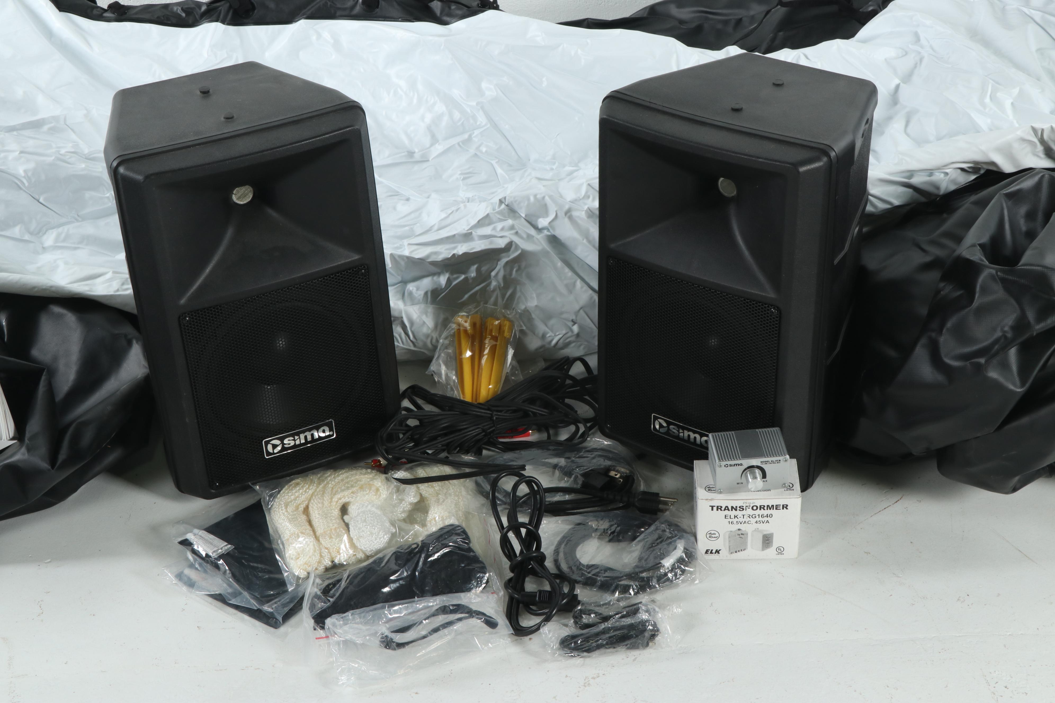 SIMA XL SXL-8 Theater Inflatable Indoor/Outdoor Screen and Speakers