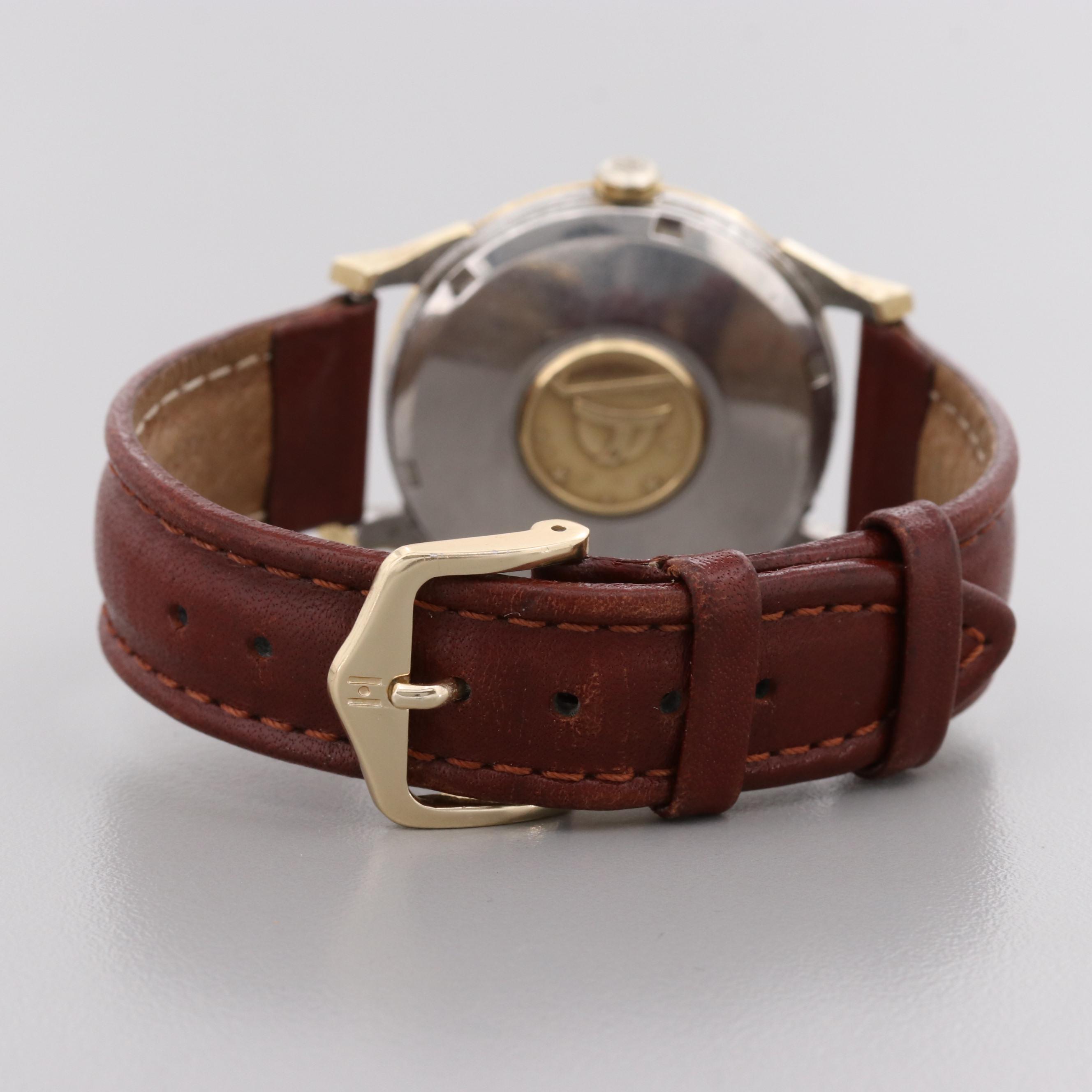 Omega Constellation Gold Capped Automatic Watch With Engraved Case Back