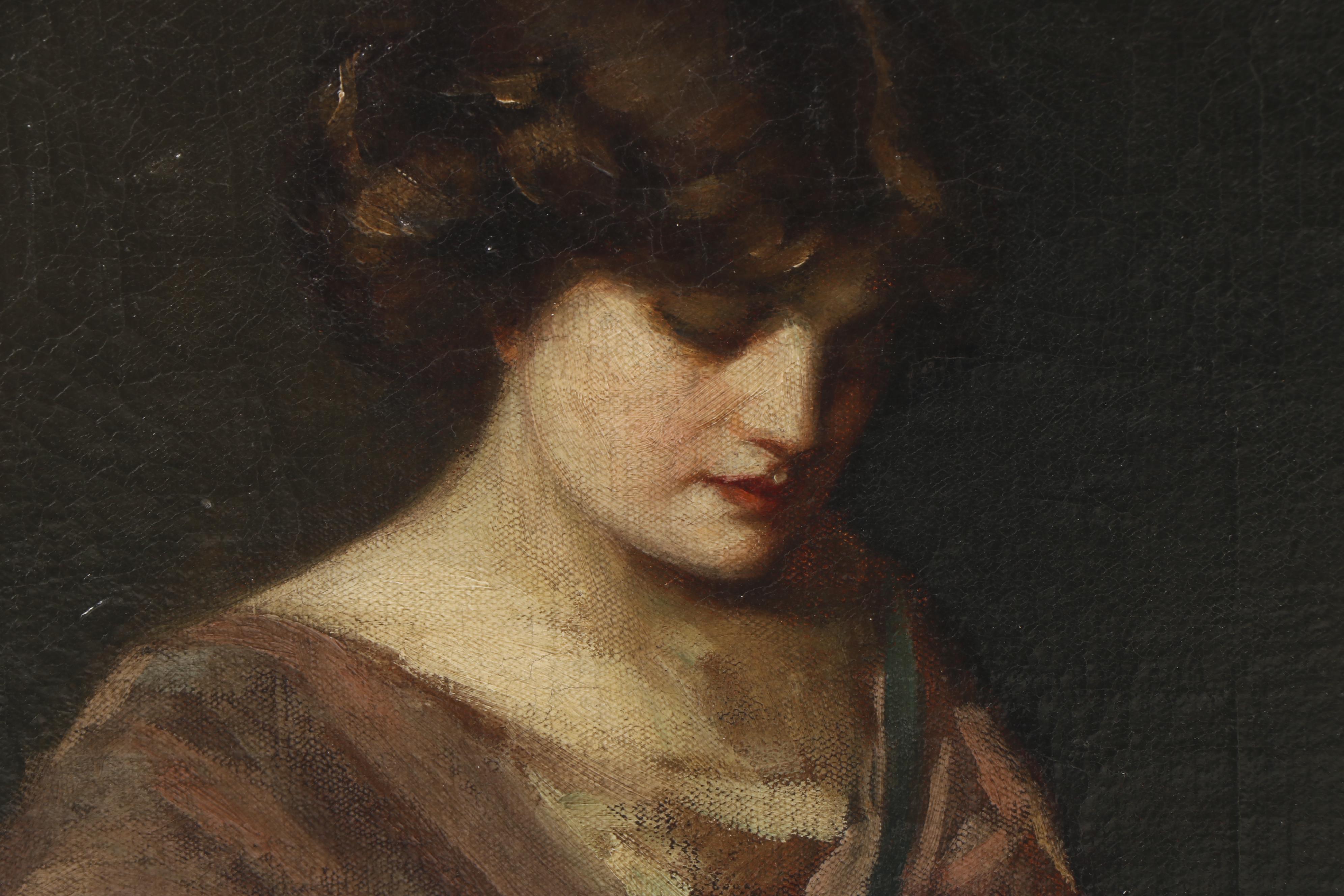 Z.P. Nikolaki Oil Painting of a Woman