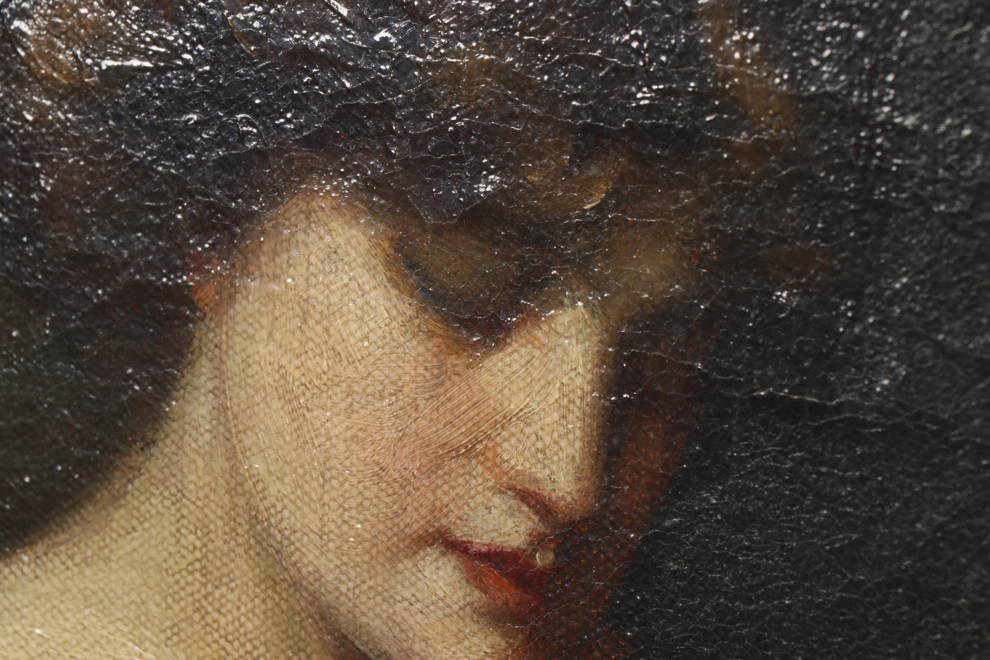 Z.P. Nikolaki Oil Painting of a Woman