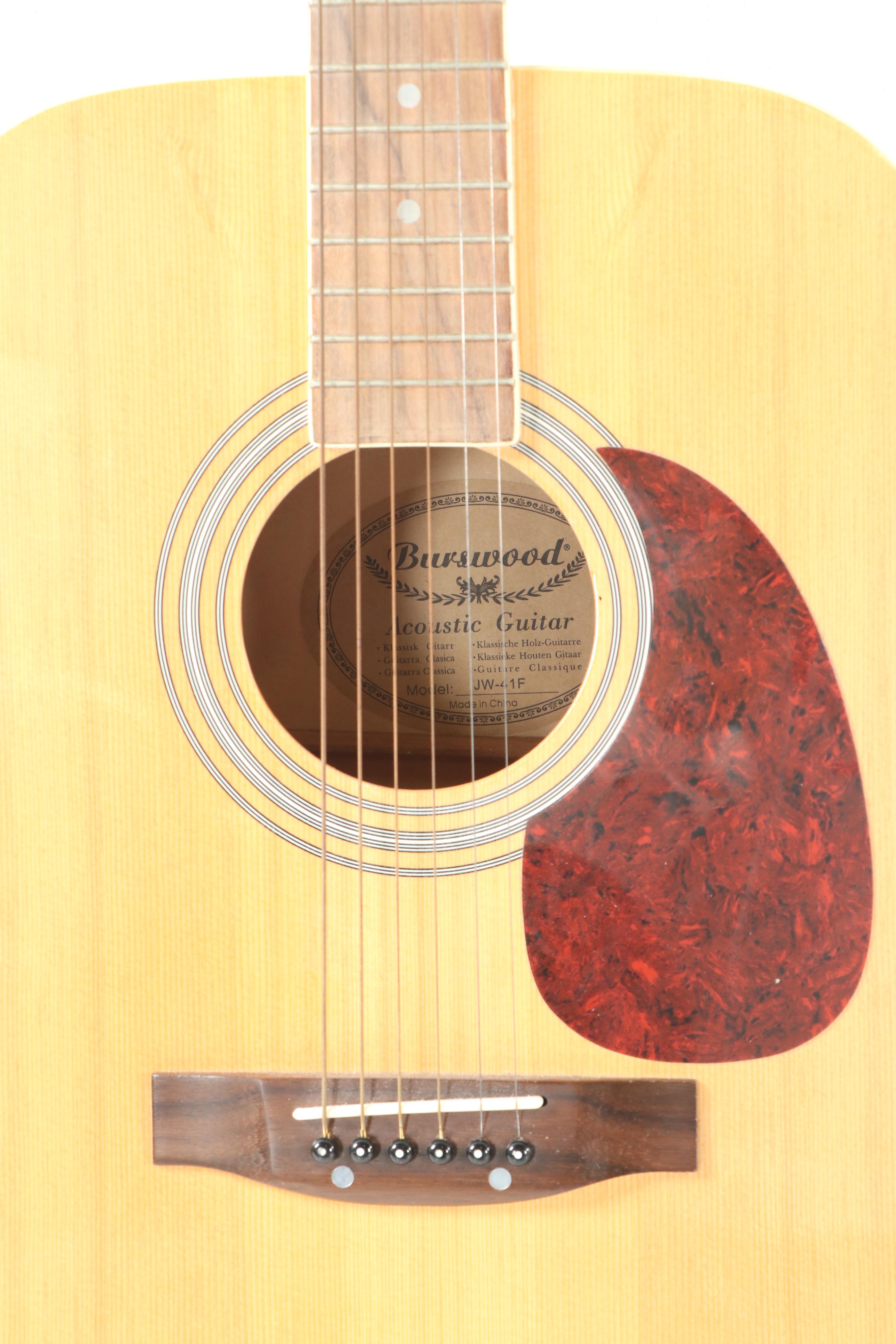 Burswood Acoustic Guitar with Case