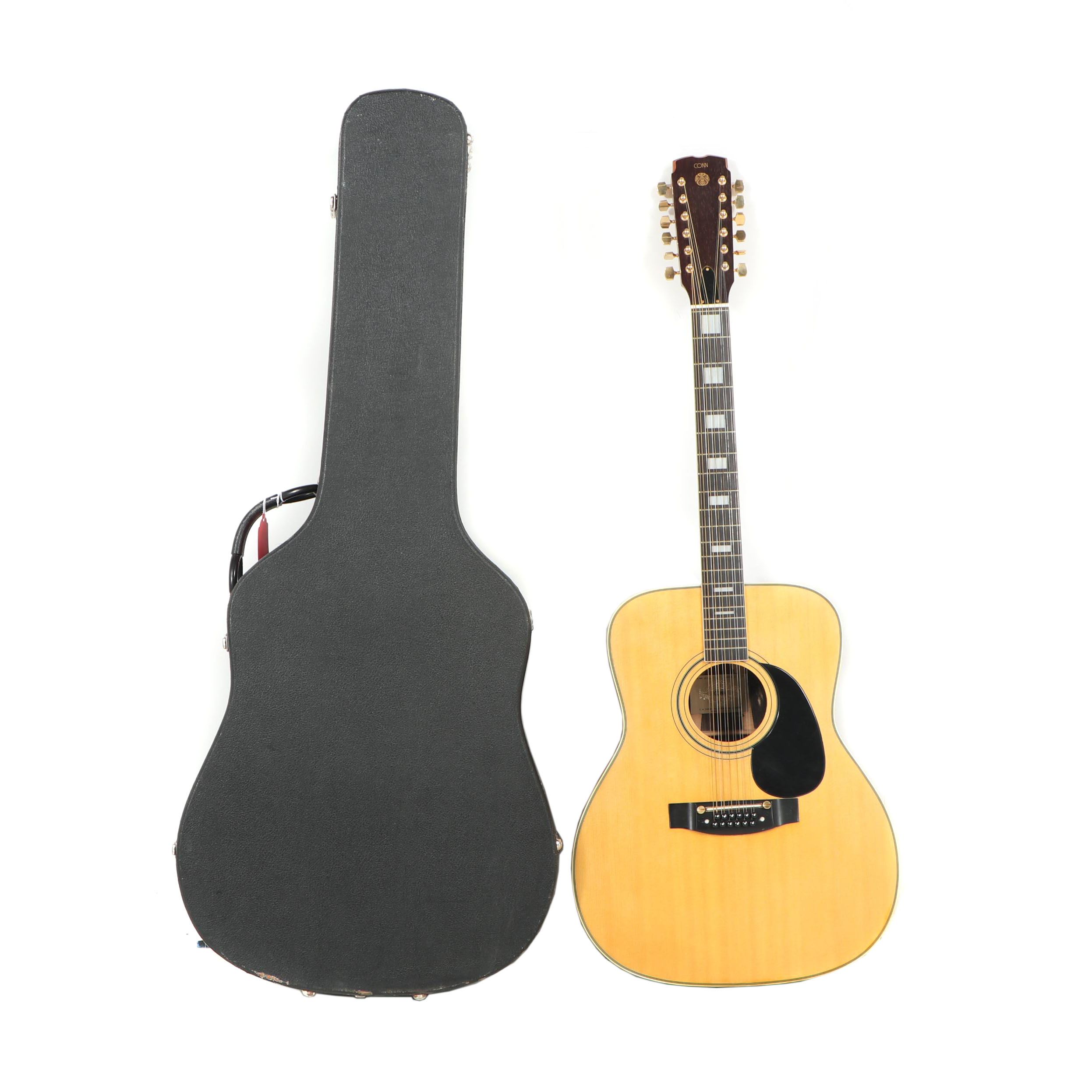Conn F2712 12-String Dreadnought Acoustic Guitar with Case, Circa 1975