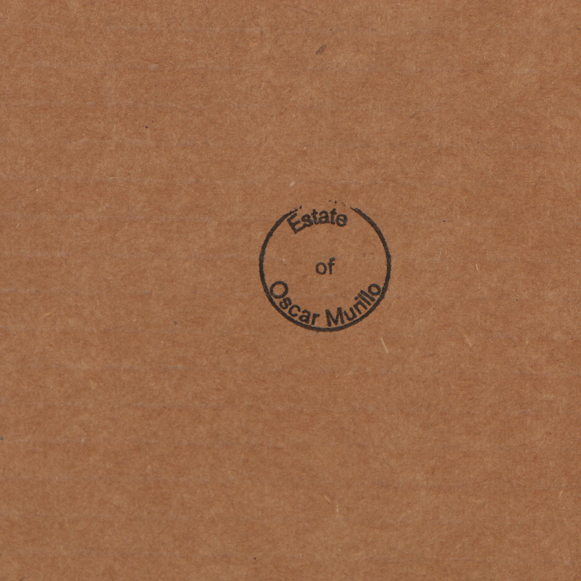 Oscar Murillo Abstract Mixed Media Drawing