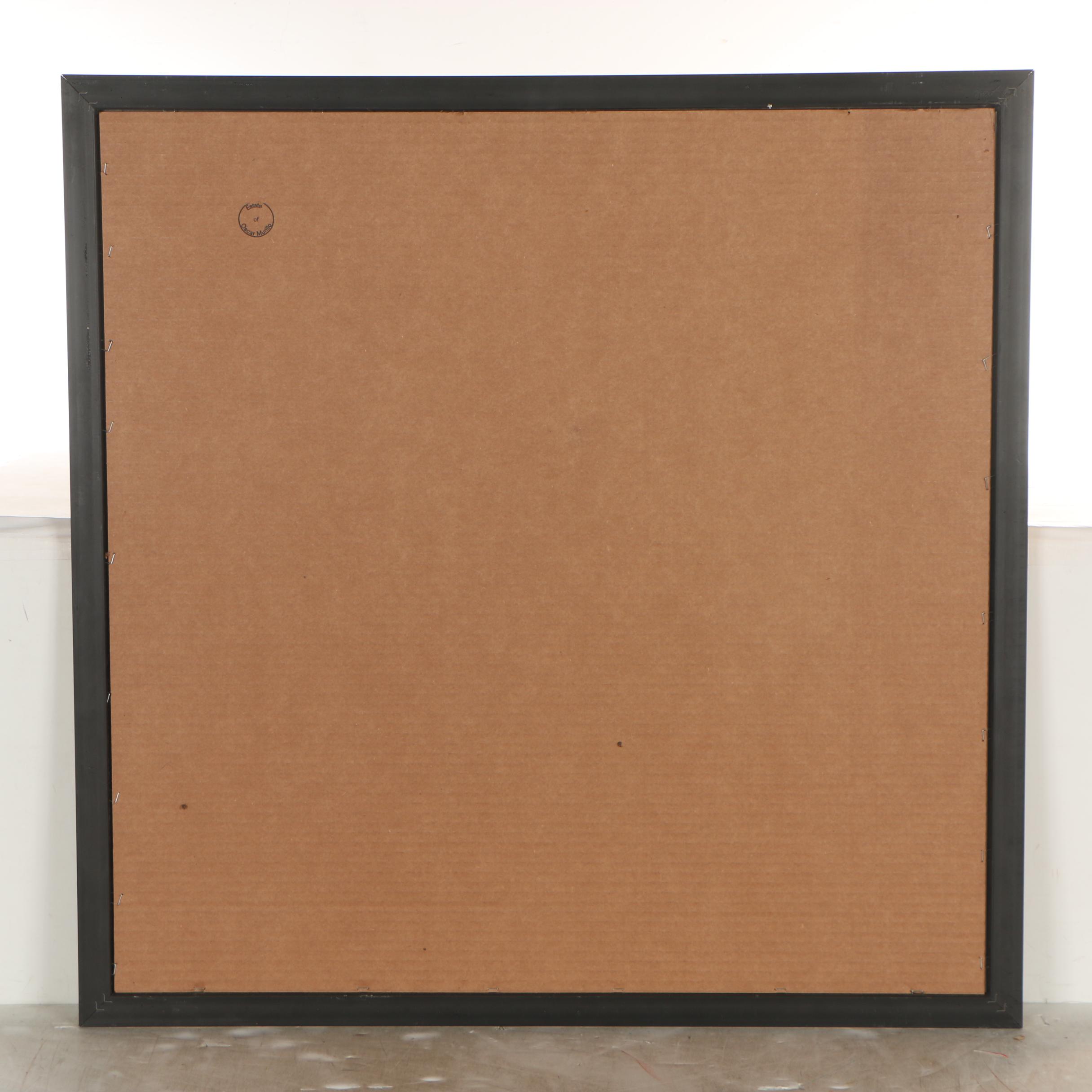 Oscar Murillo Abstract Mixed Media Drawing